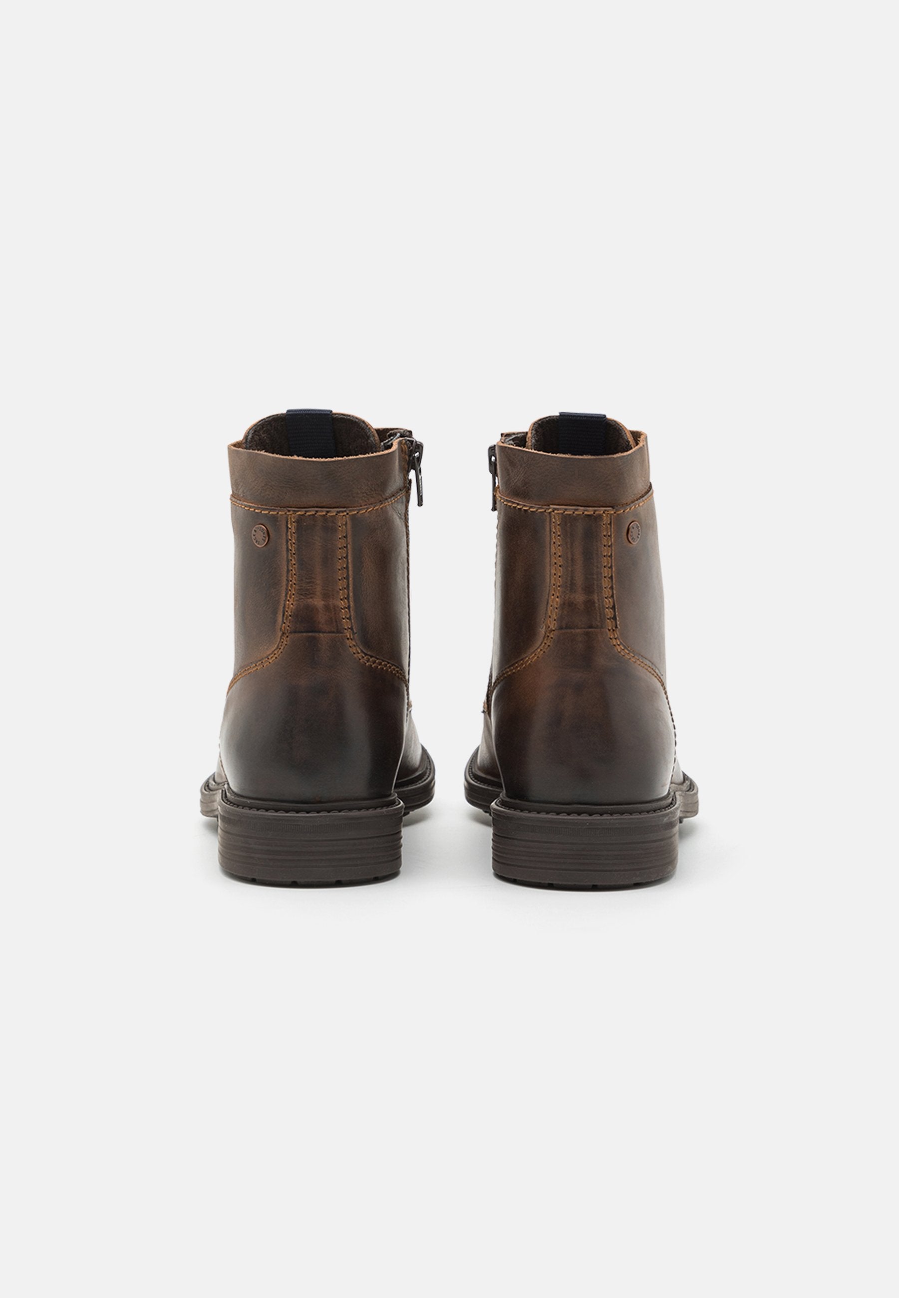 JFWDELANEY BOOT - Lace-up ankle boots - cognac