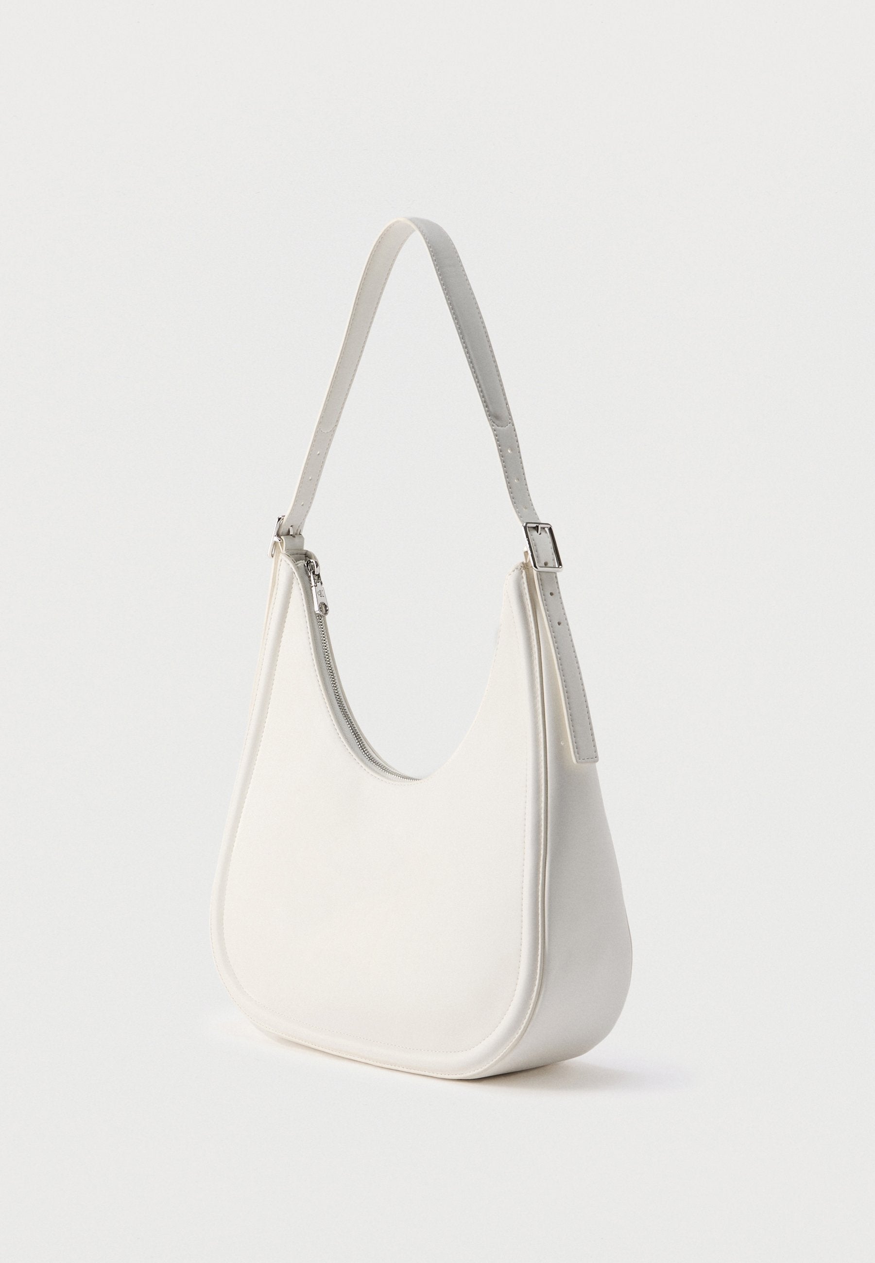 BOLD CRESCENT BAG - Handbag - white
