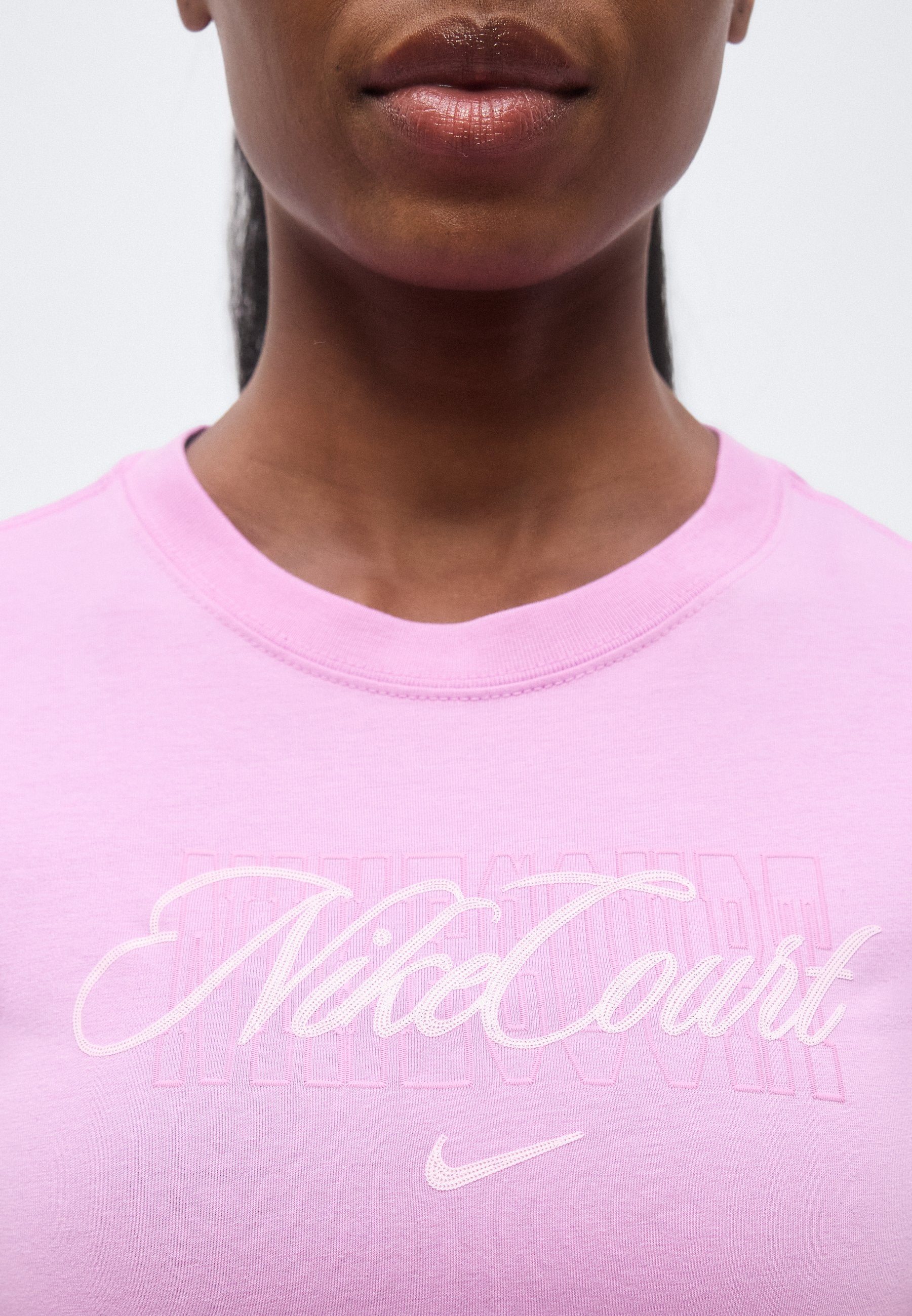 TEE HERITAGE COURT MOD - Print T-shirt - light magenta/pink foam