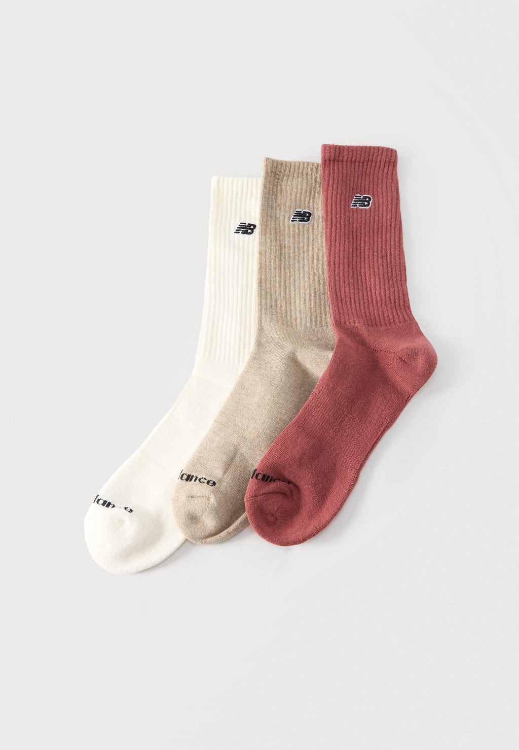 CHAUSSETTES SAISONNIÈRES UNISEXE LOT DE 3 - Chaussettes - pierre/blanc cassé/marron chiné