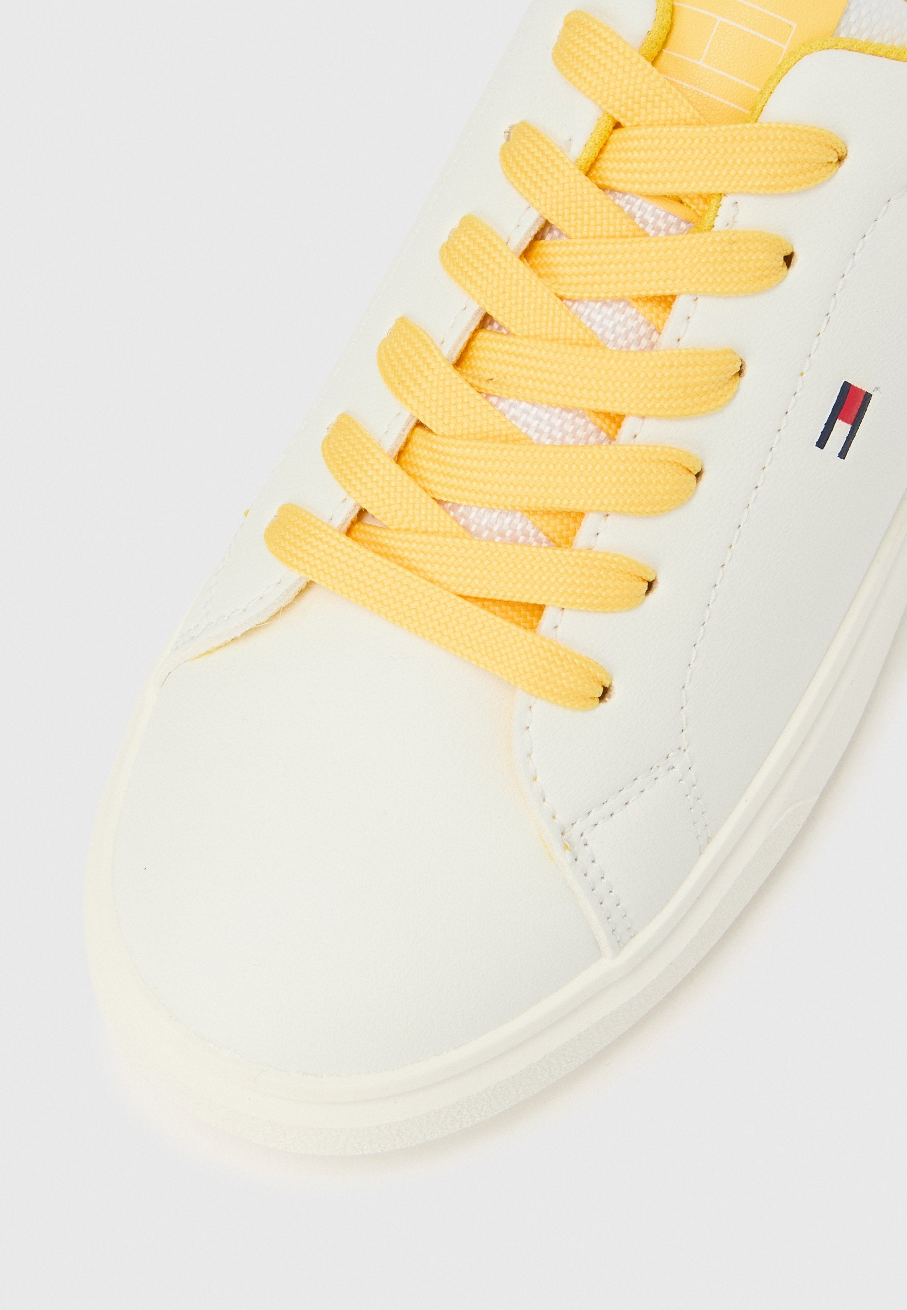 COOPER UNISEX - Baskets - blanc/jaune