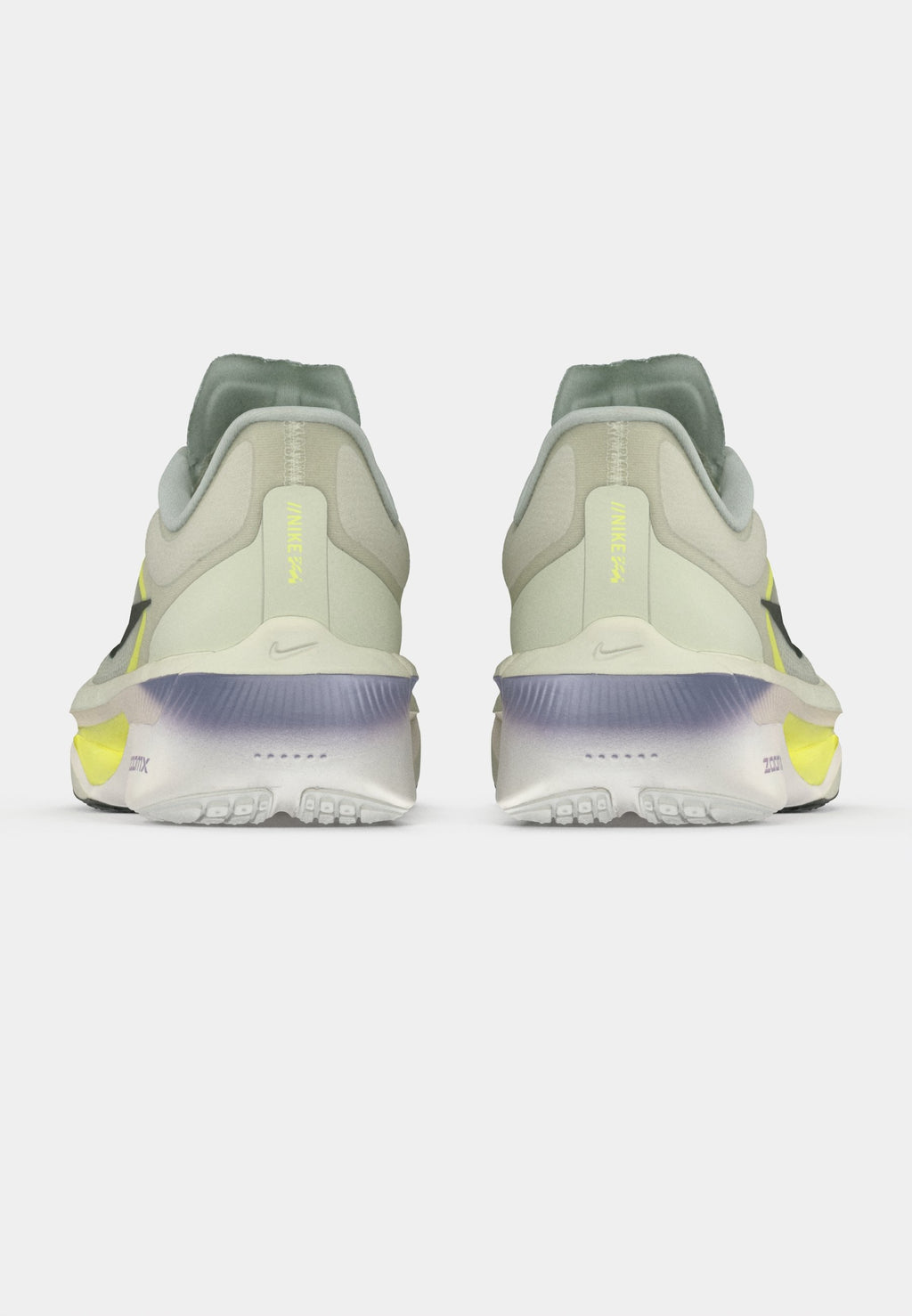 ZOOM FLY  - Road running shoes - sea glass/sequoia/ultralime/phantom/football grey/iron purple