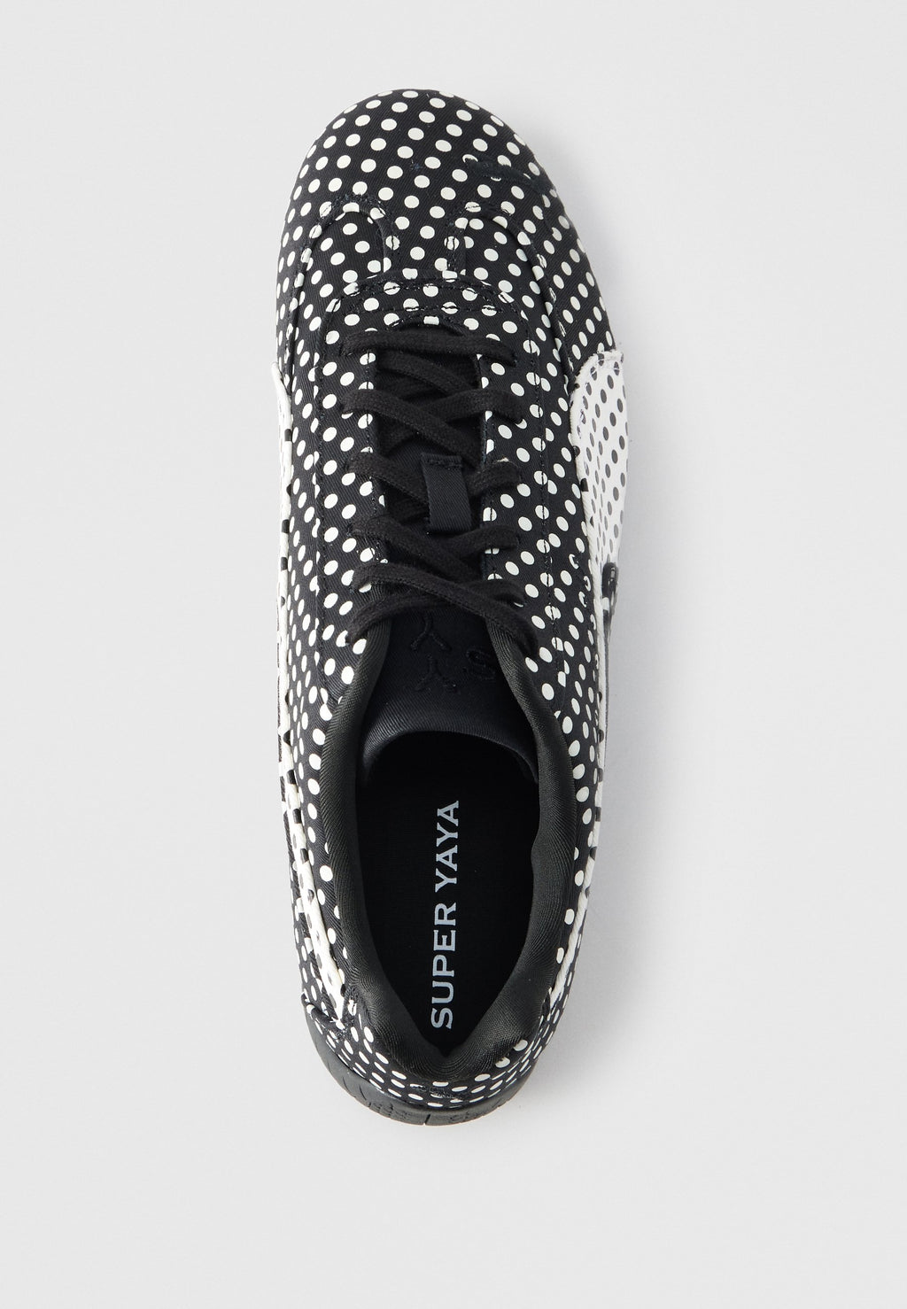 X SUPER YAYA SPEEDCAT POLKADOT I UNISEX - Spor Ayakkabı - black/white