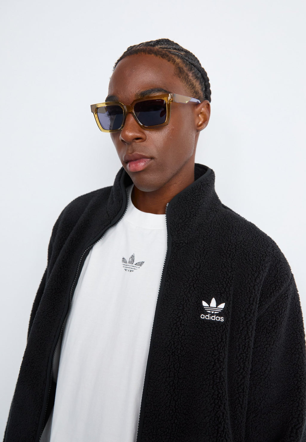 ESSENTIALS - Fleece jacket - black