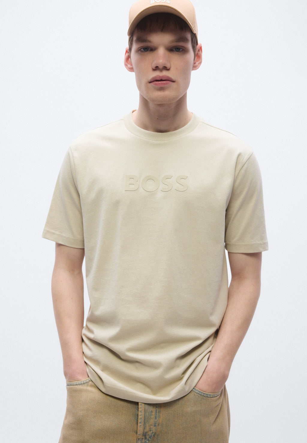 LOGO - Basic T-shirt - light beige