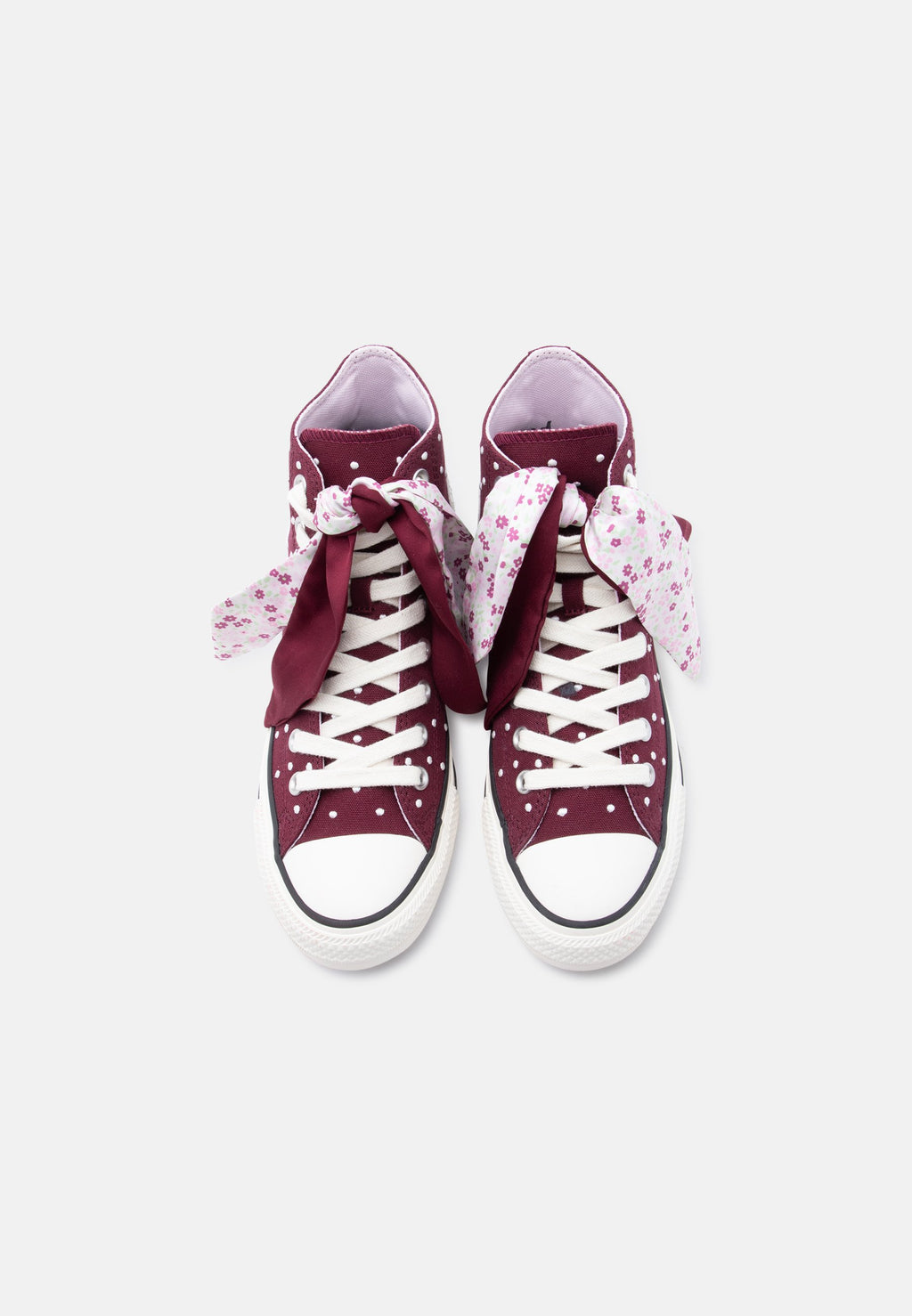 CHUCK TAYLOR ALL STAR - Baskets montantes - bordeaux profond/écru/nouveau motif floral