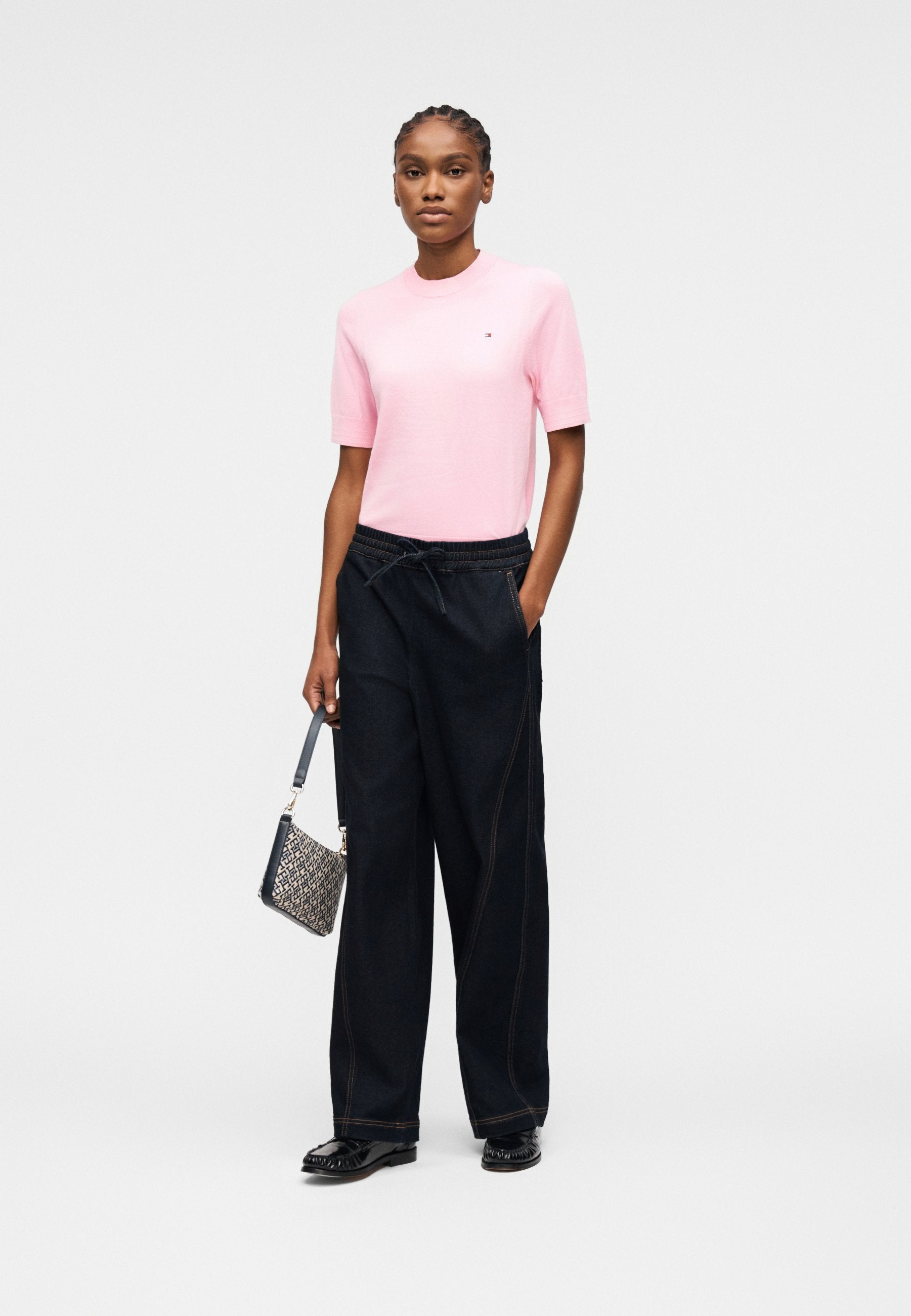 FINE - Print T-shirt - rose petal