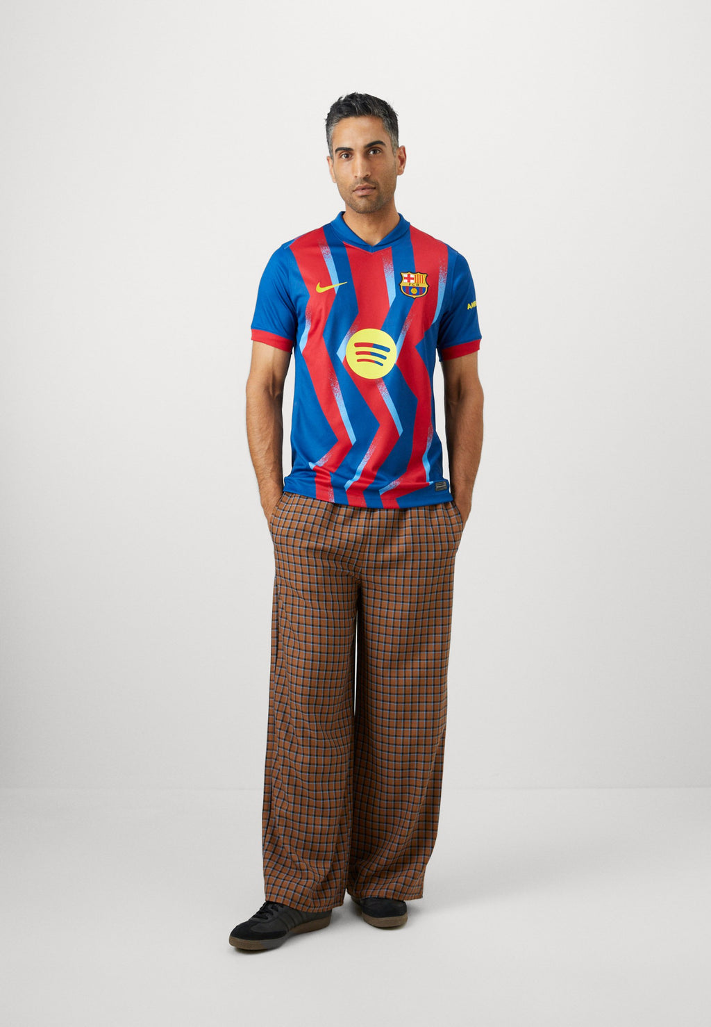 FC BARCELONA - Spor Tişörtü - jimnastik mavisi/salsa kırmızısı/optik sarı