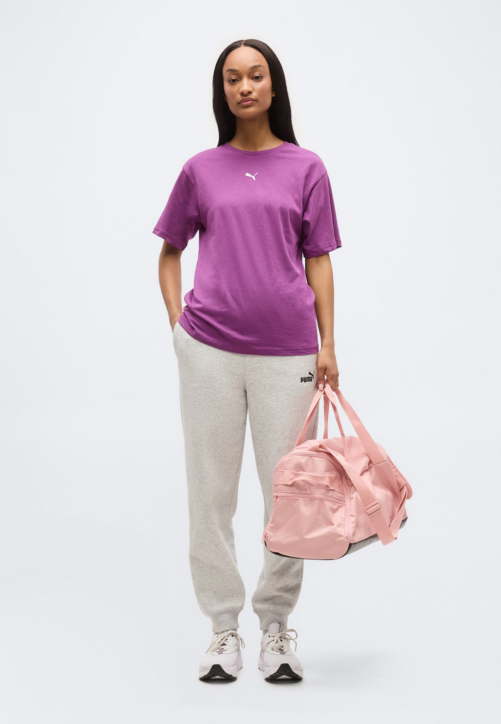 RELAXED TEE - Basic T-shirt - plum wine