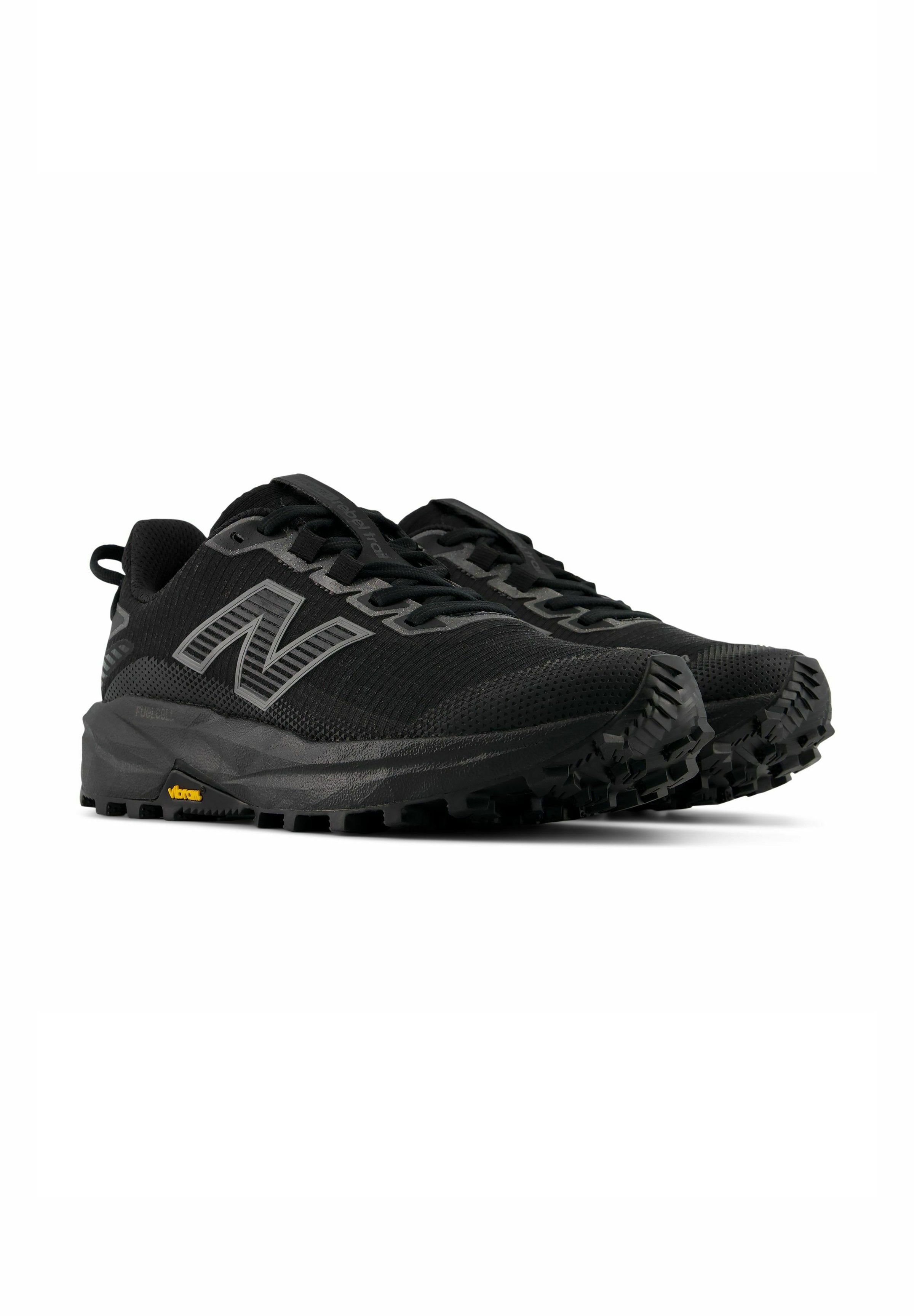 FUELCELL REBEL TRAIL - Trail running shoes - black black metallic