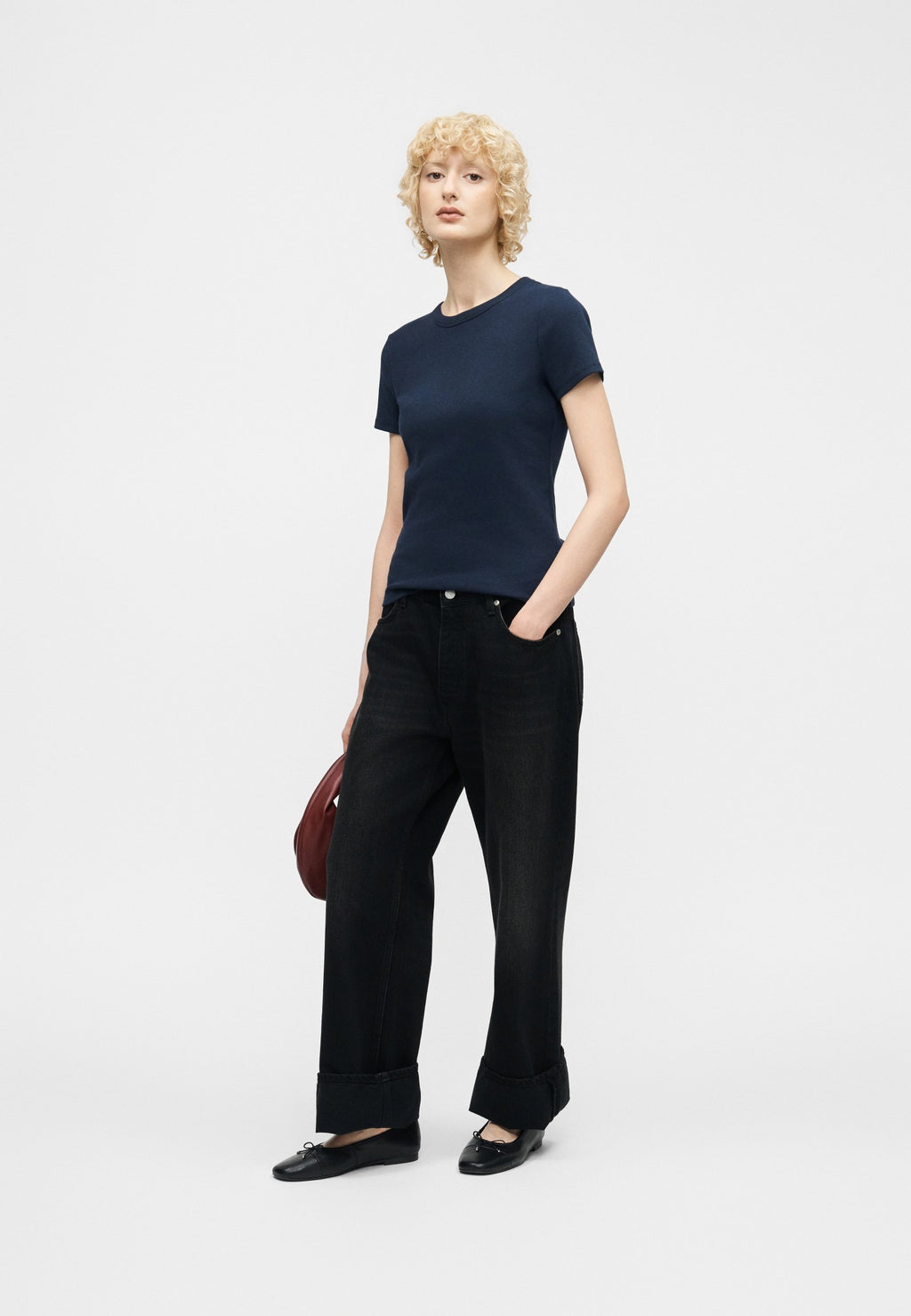Basic T-shirt - navy uniform