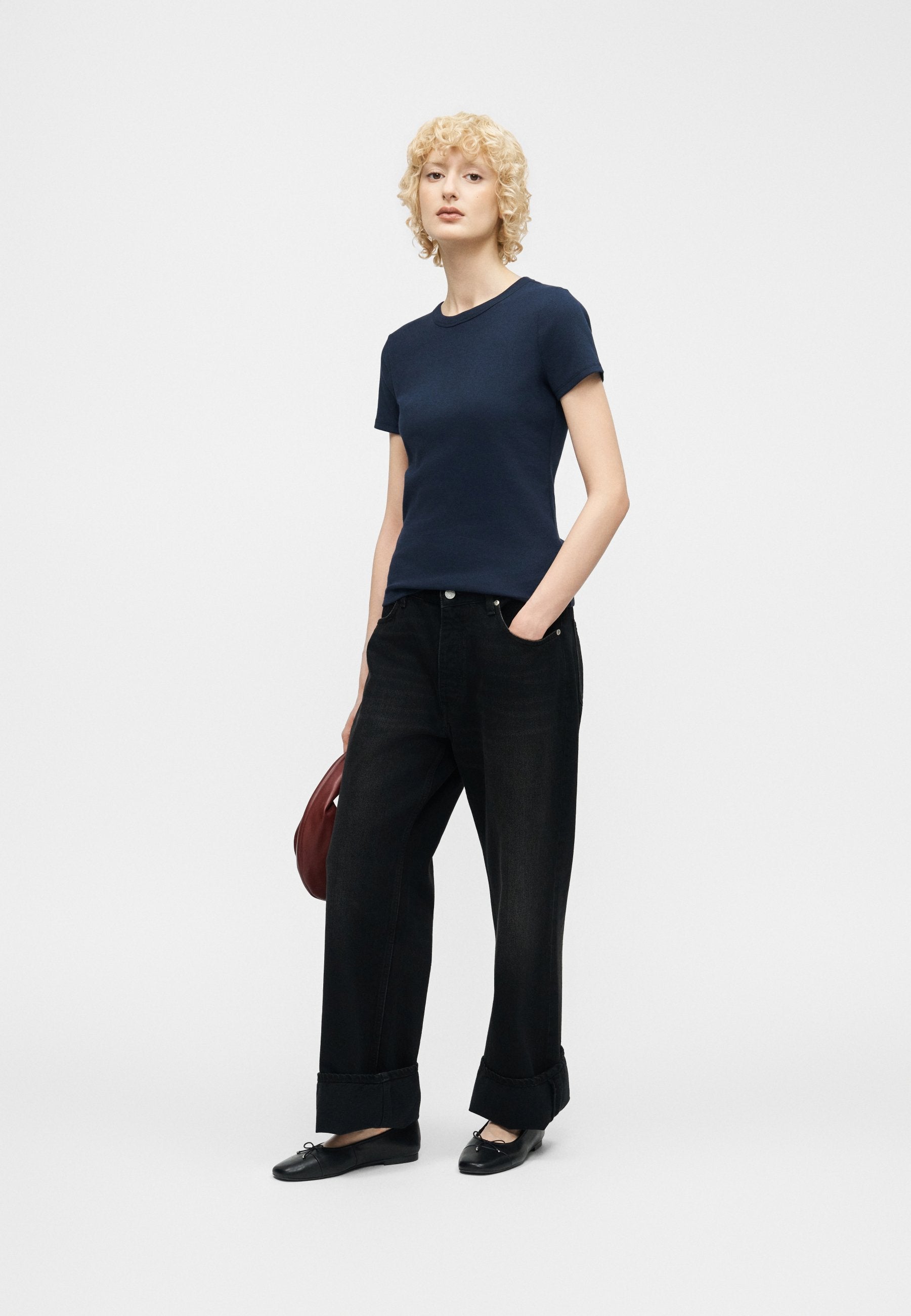 Basic T-shirt - navy uniform