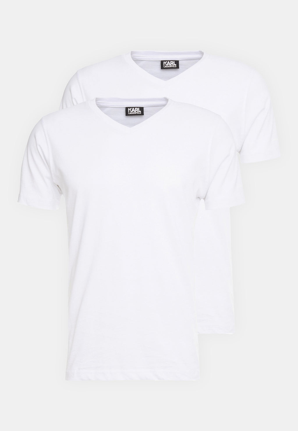 V NECK 2 PACK - Basic T-shirt - white