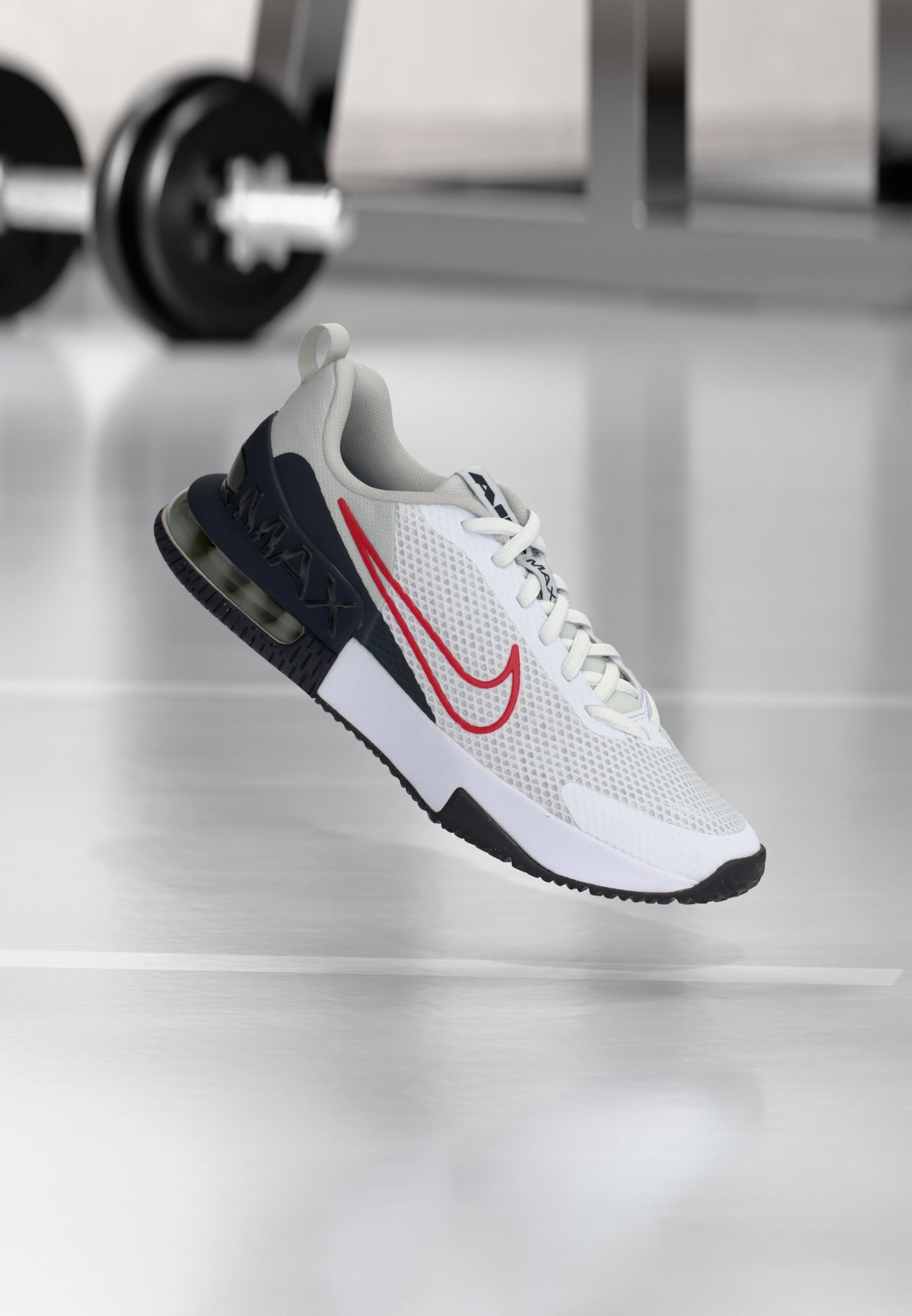 AIR MAX ALPHA 6 - Training shoe - white/university red/neutral grey/dark obsidian/obsidian