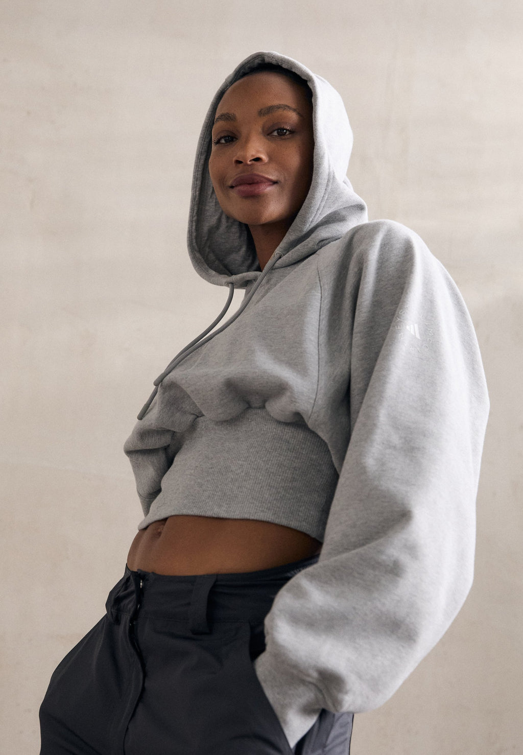 HOODIE - Hoodie - medium grey heather