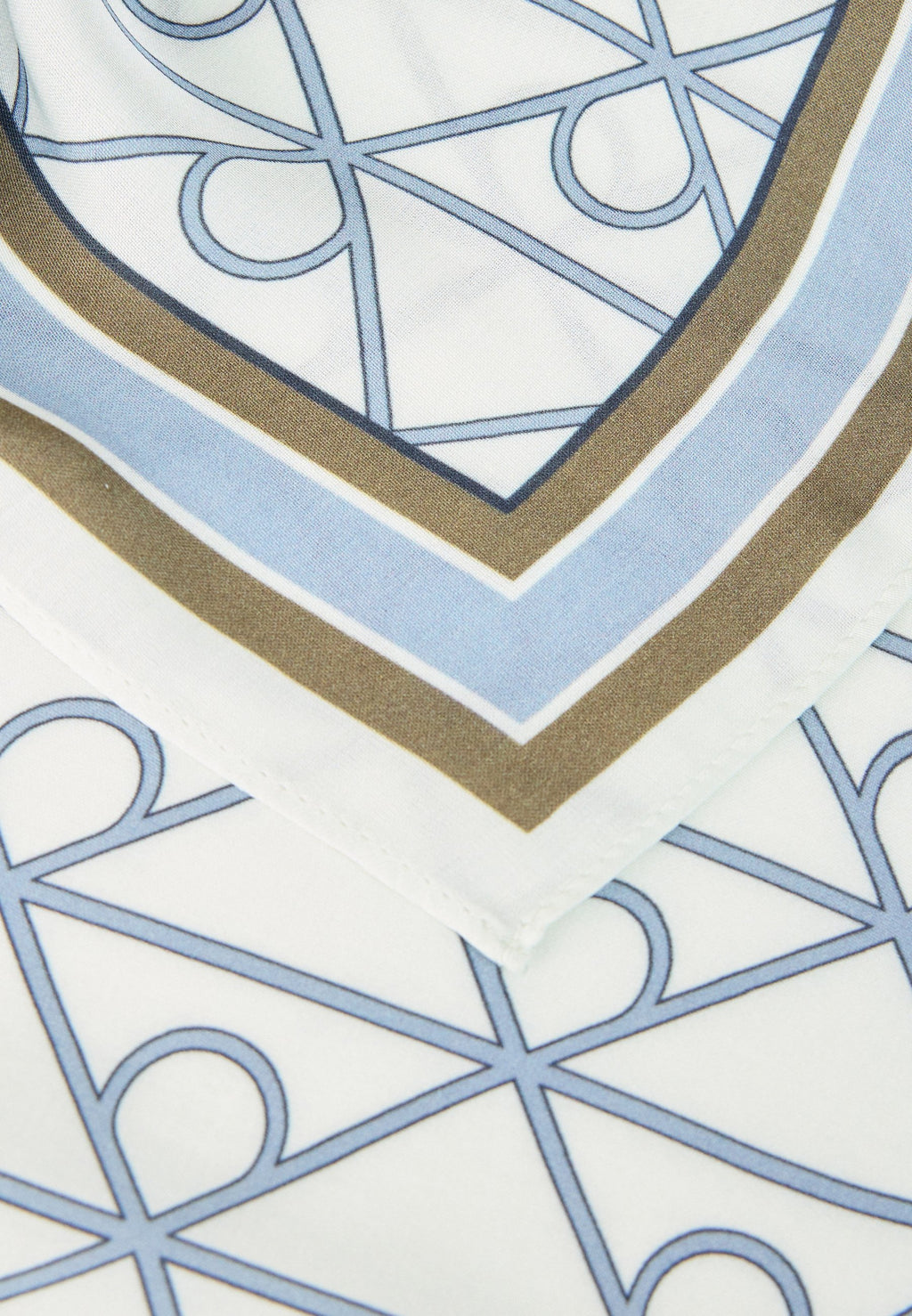 FOULARD IMPRIMÉ EMBLEME - Foulard - faded denim