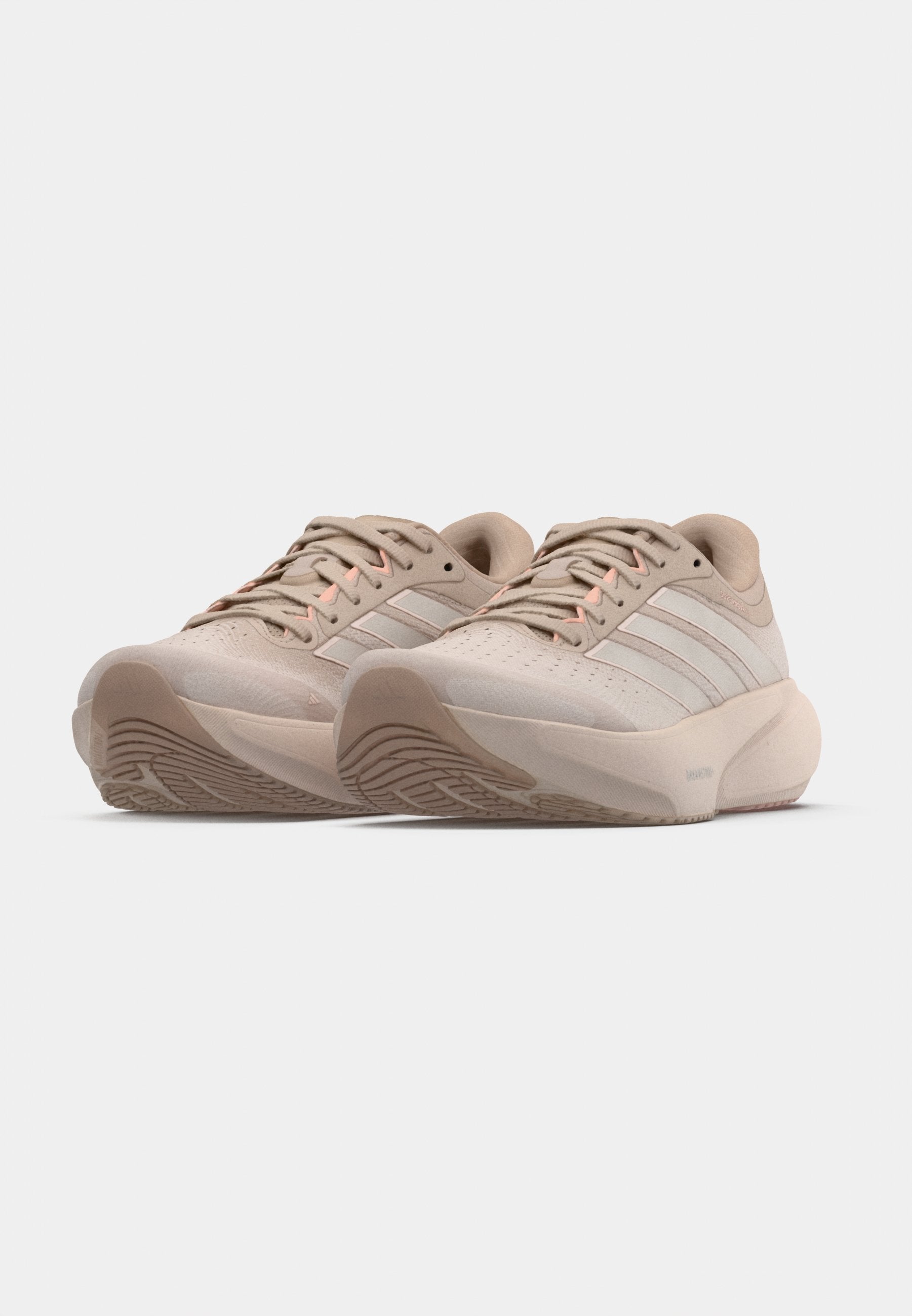 SUPERNOVA RISE 3 - Road running shoes - taupe/putty mauve/clear orange