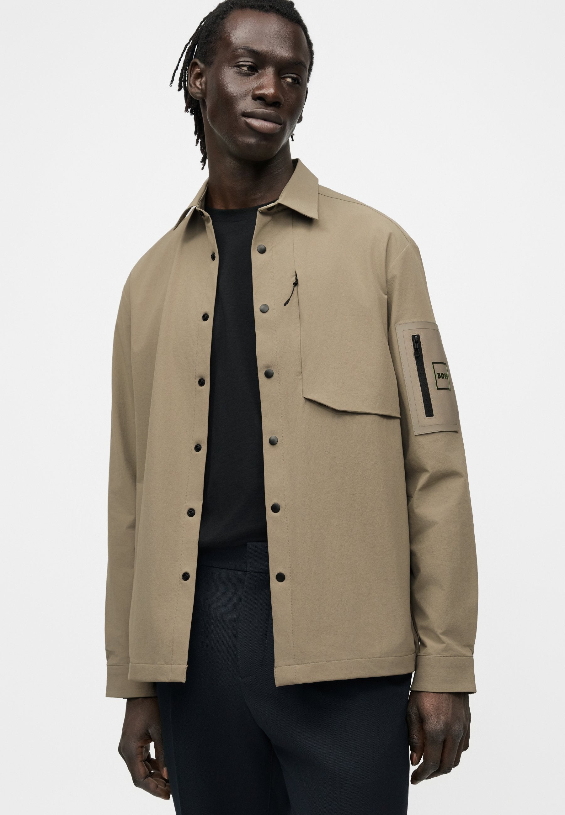 GLOBE HEXA - Summer jacket - taupe