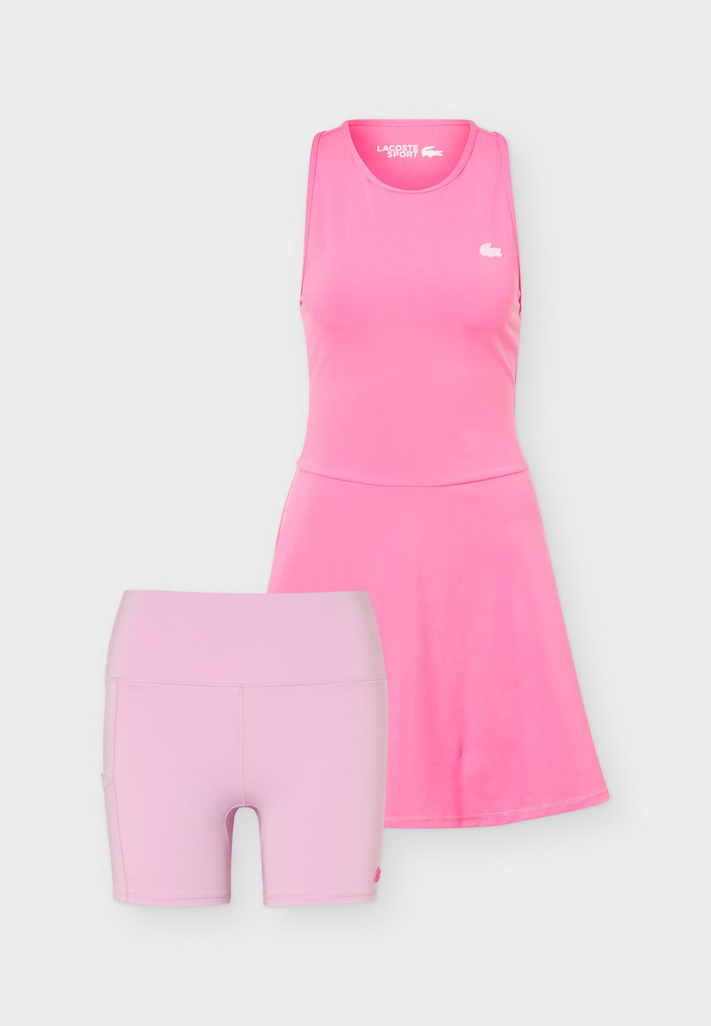 DRESS SUMMER SET - Jersey dress - fushia pink/albizia