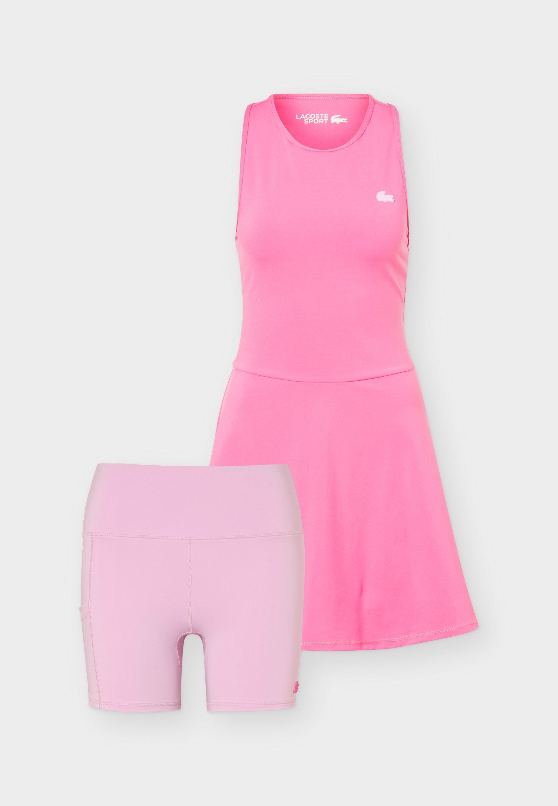 DRESS SUMMER SET - Jersey dress - fushia pink/albizia