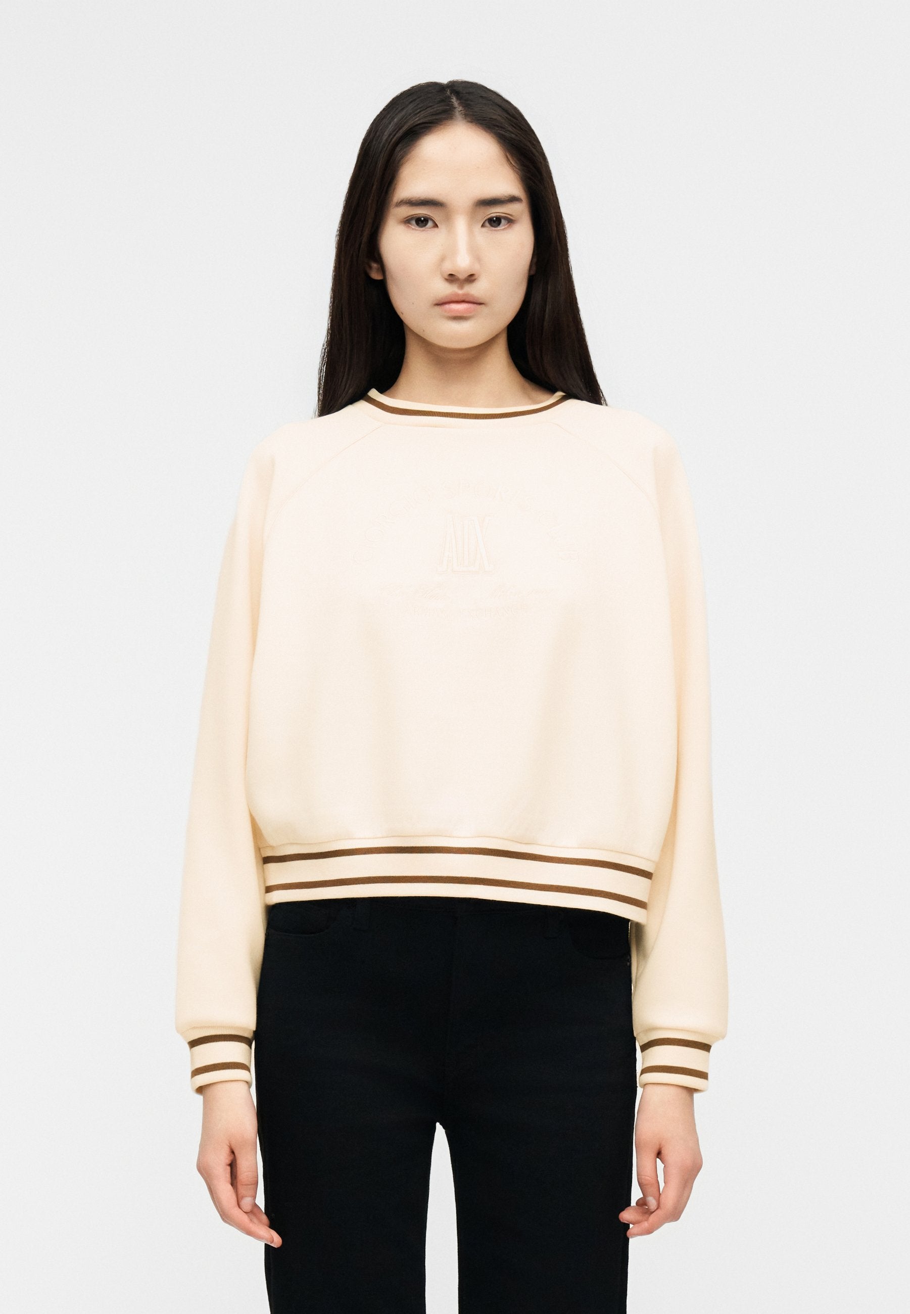 Sweatshirt - off-white