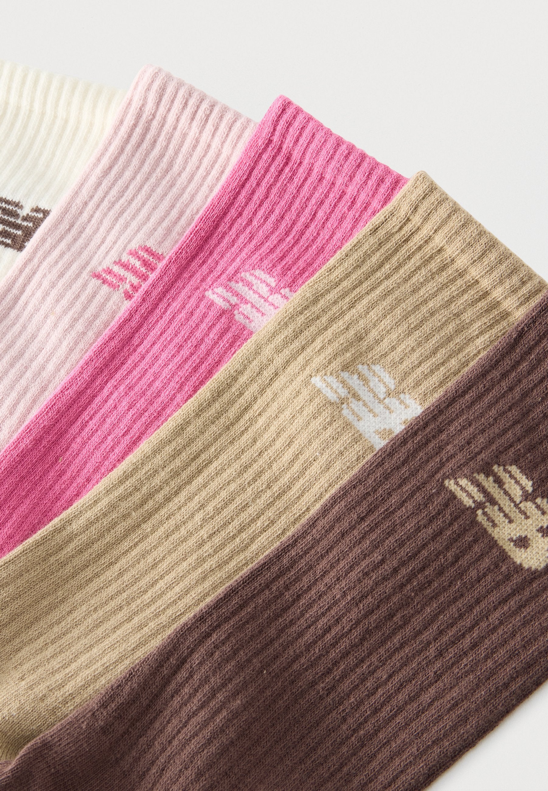 حزمة 6 SOCKS SEASONAL CREW UNISEX - جوارب - وردي فاتح/وردي/أبيض