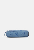 CITY GRID PENCIL CASE UNISEX - Pencil case - faded denim