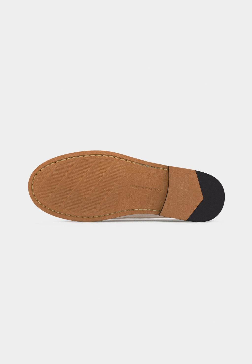 LEATHER PENNY LOAFERS - Slip-ons - soft cream