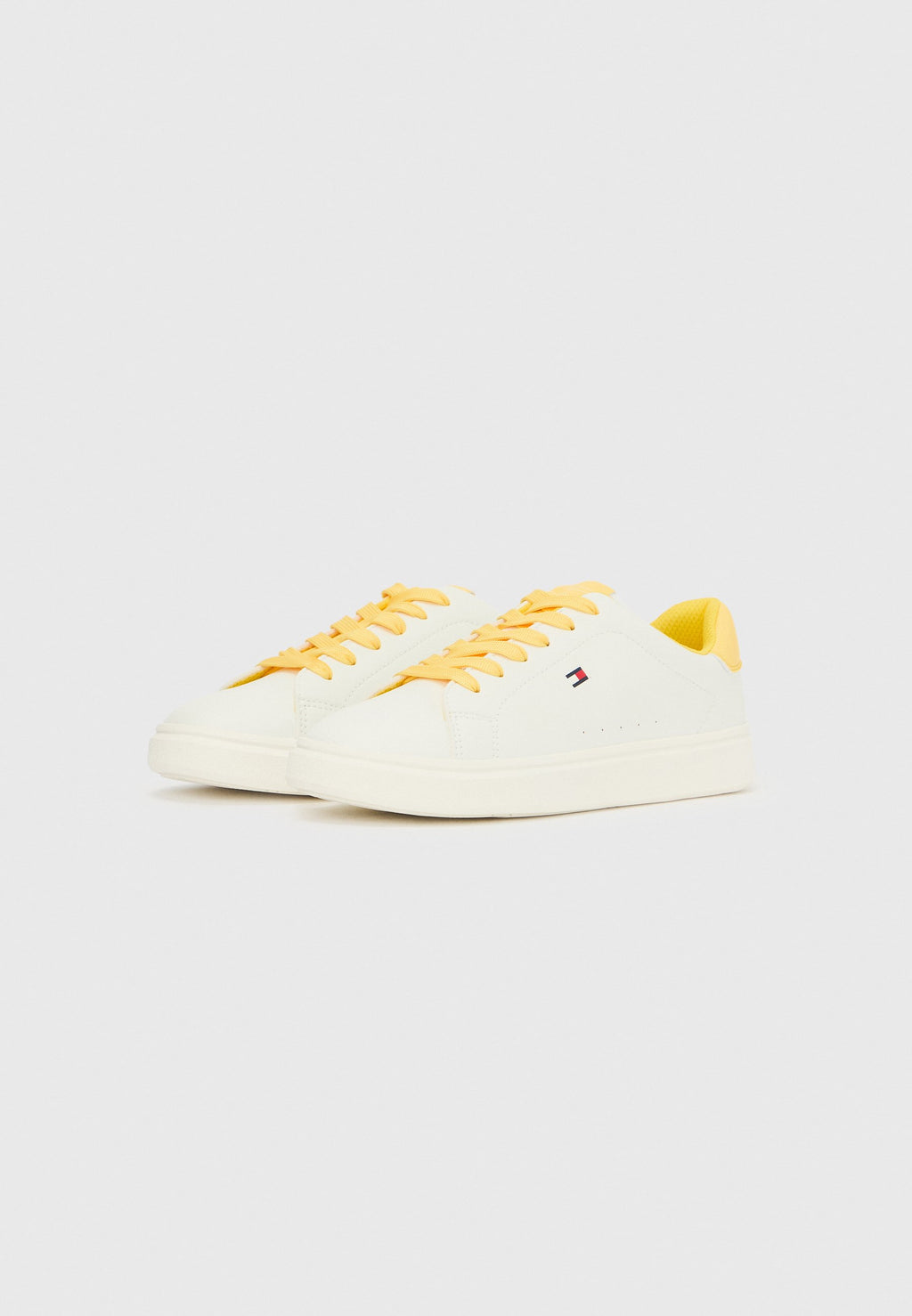 COOPER UNISEX - Baskets - blanc/jaune