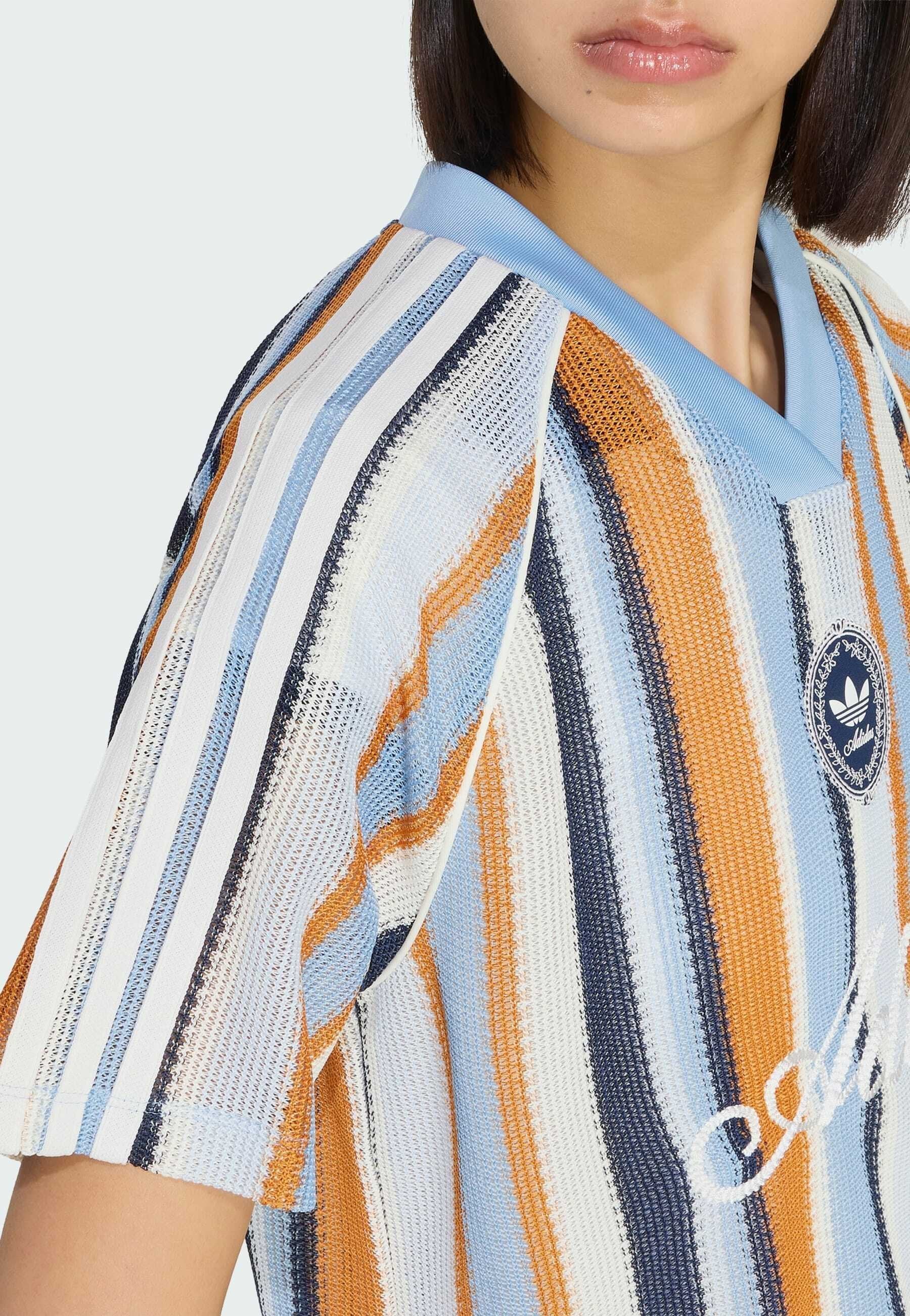 SUMMER GLOW KNITTED OVERSIZED - Print T-shirt - ash blue   ash blue