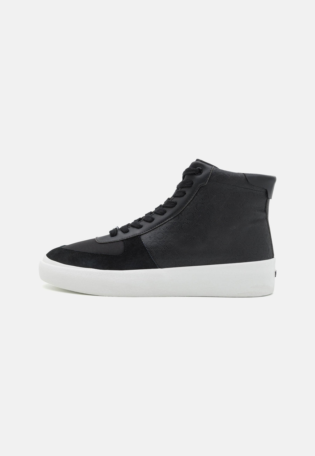 LACE UP - High-top trainers - black mono