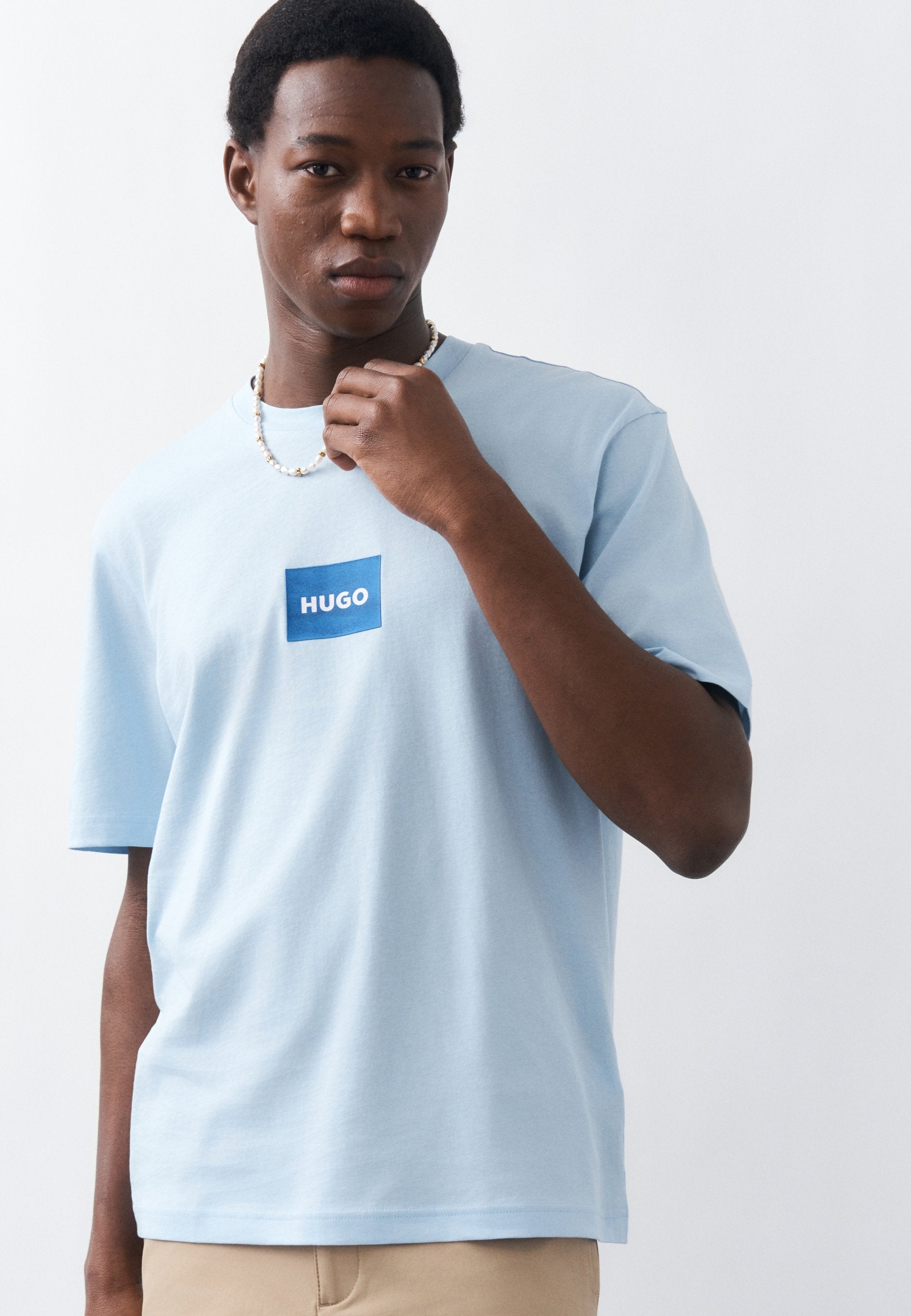 NAYONIX - Basic T-shirt - light blue