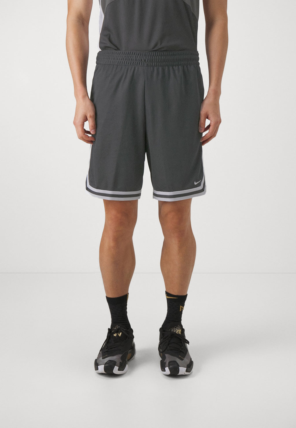 DNA SHORT - Sports shorts - black/white