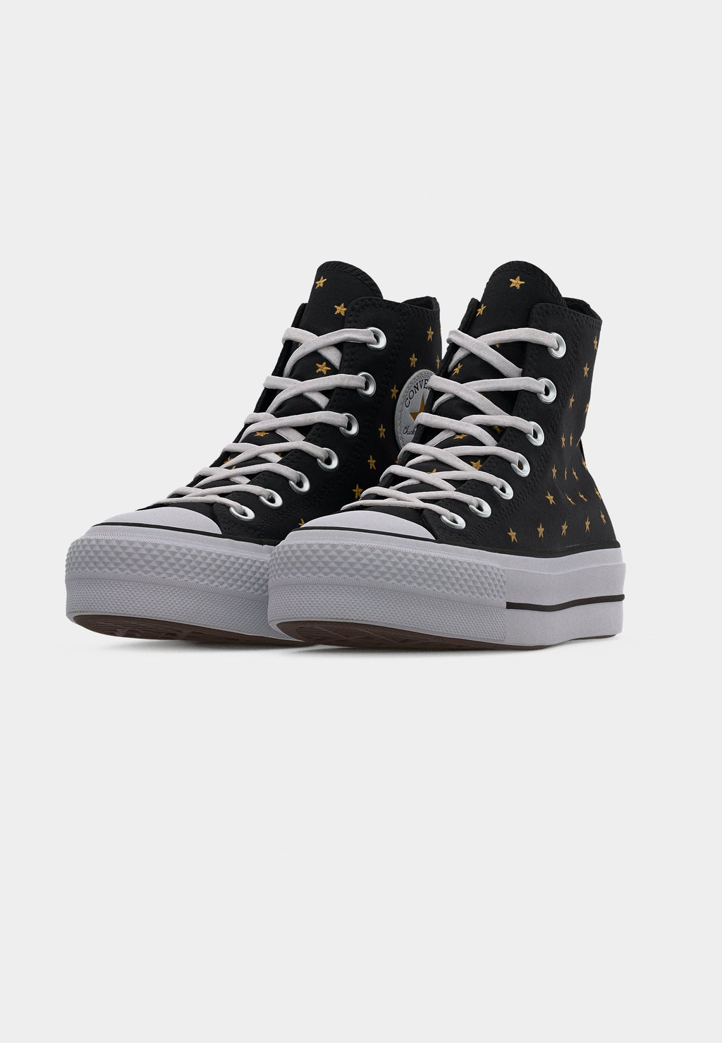 CHUCK TAYLOR ALL STAR LIFT - Bilekli spor ayakkabı - siyah/bal rengi/beyaz
