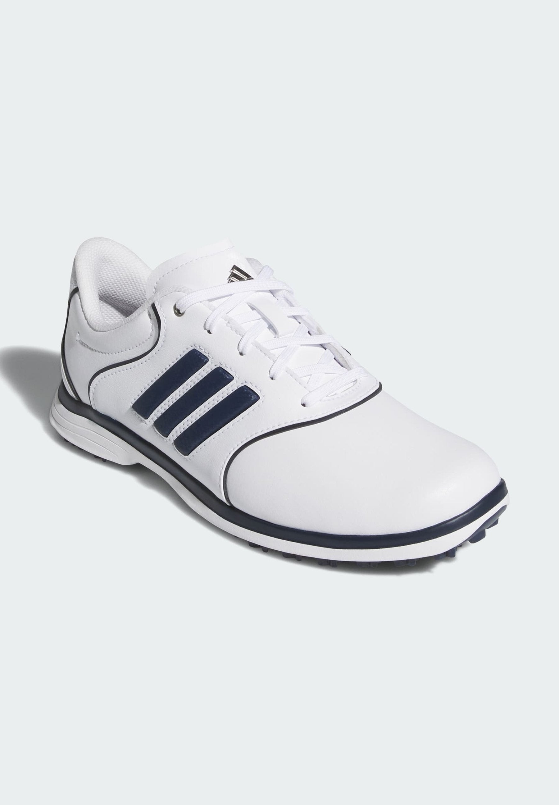 ALPHAFLEX ZOYSIA - Chaussures de golf - blanc nuage, marine universitaire, argent métallisé