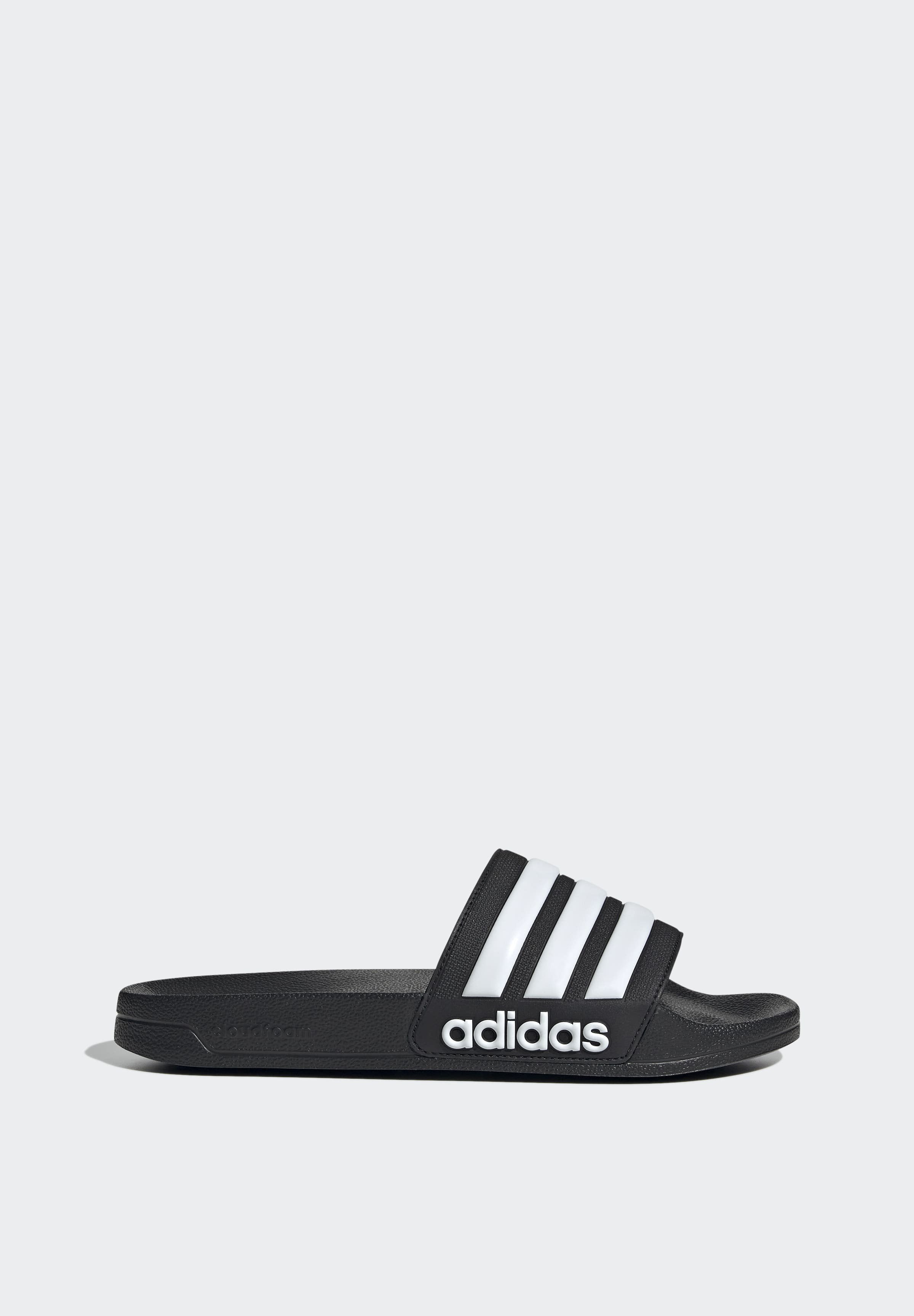 ADILETTE SHOWER - Pool slides - black