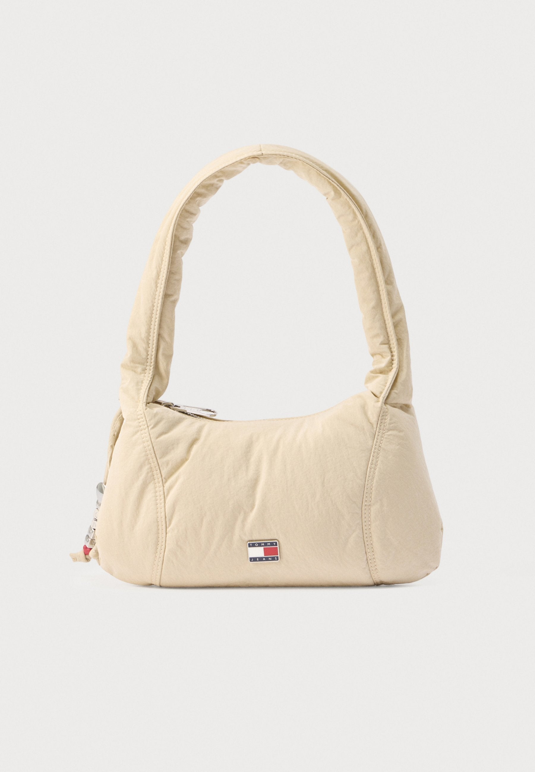 CASUAL CRINKLE TEXTURE SHOULDER BAG - Handbag - gulf sand