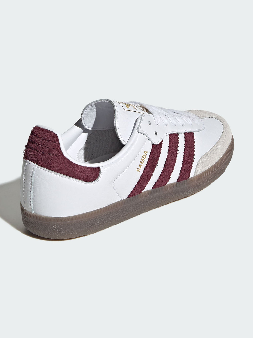 SAMBA - Trainers - ftwr white/maroon/gum