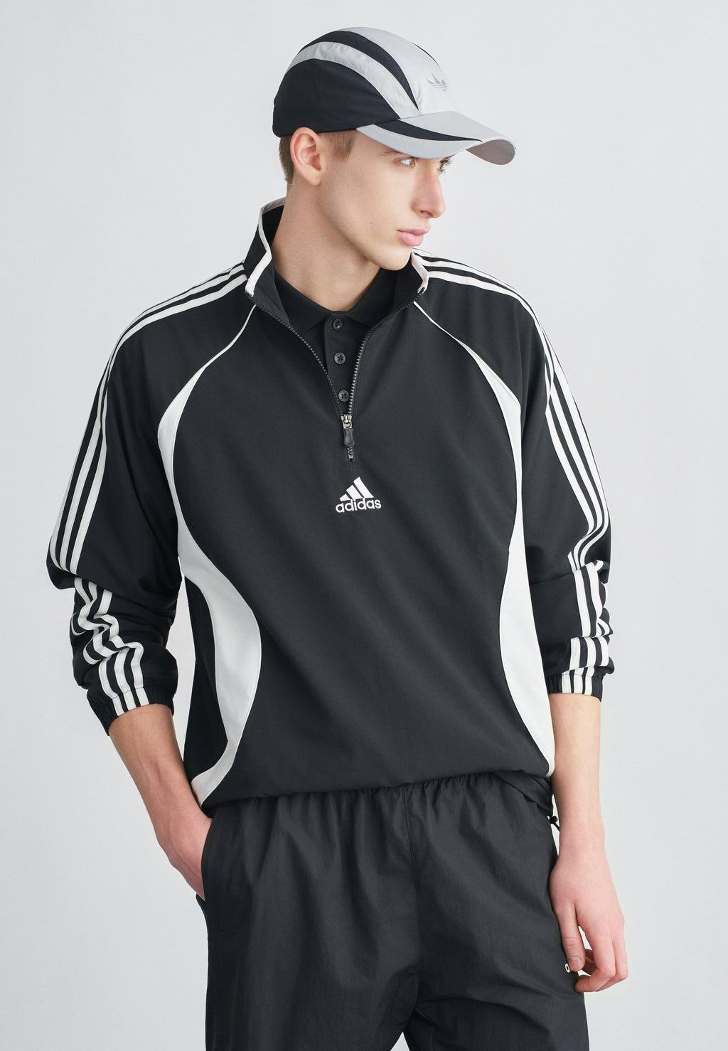 TEAMGEIST - Sweat-shirt - noir/blanc