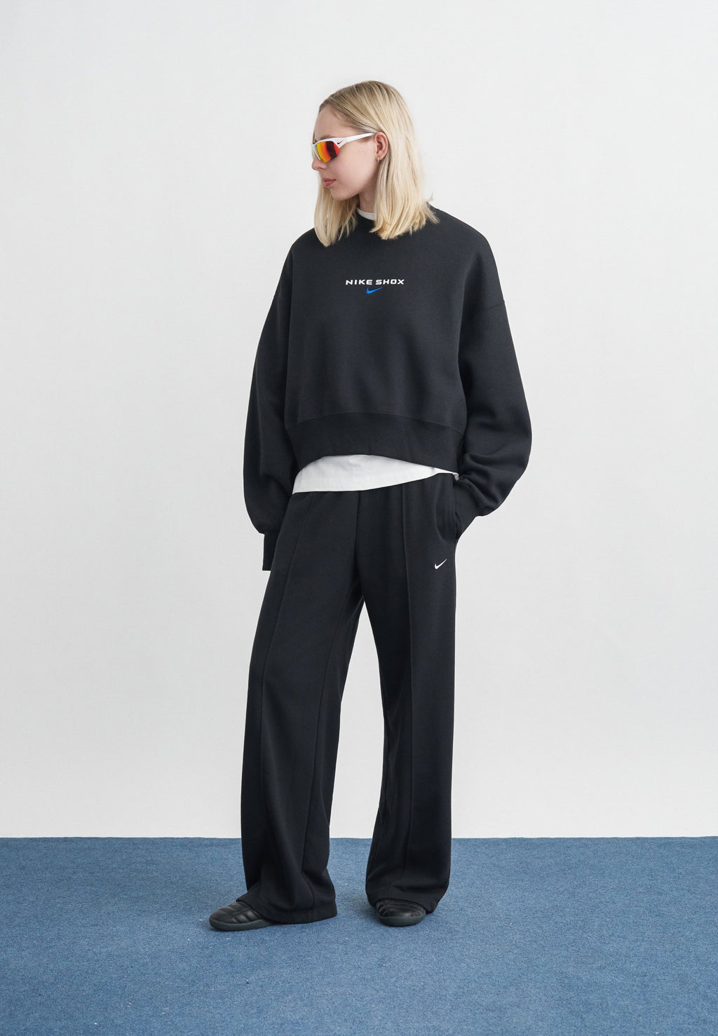 SHOX CREW - Sweatshirt - black