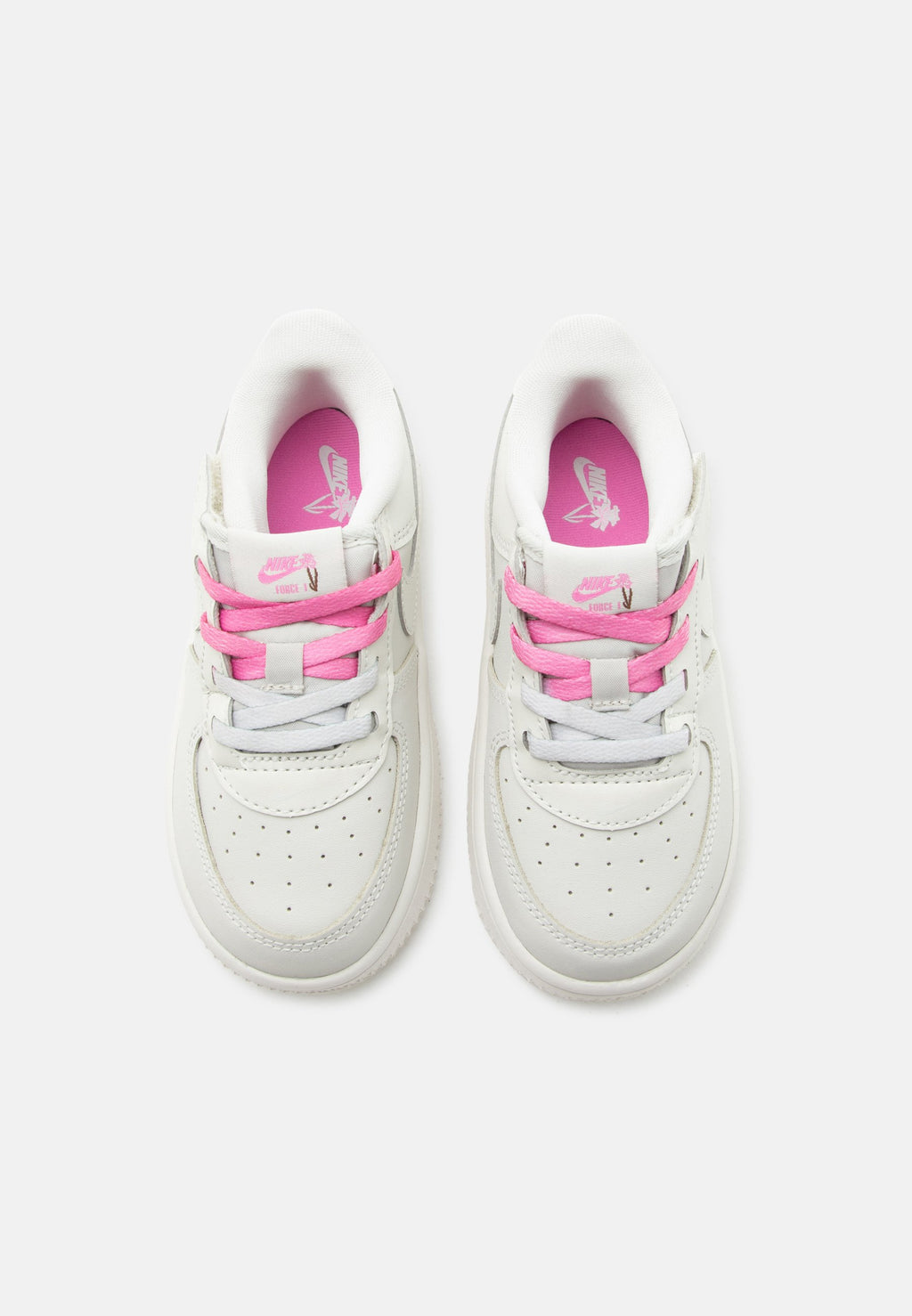 FORCE 1 UNISEX - Baby shoes - light bone/playful pink/fauna brown