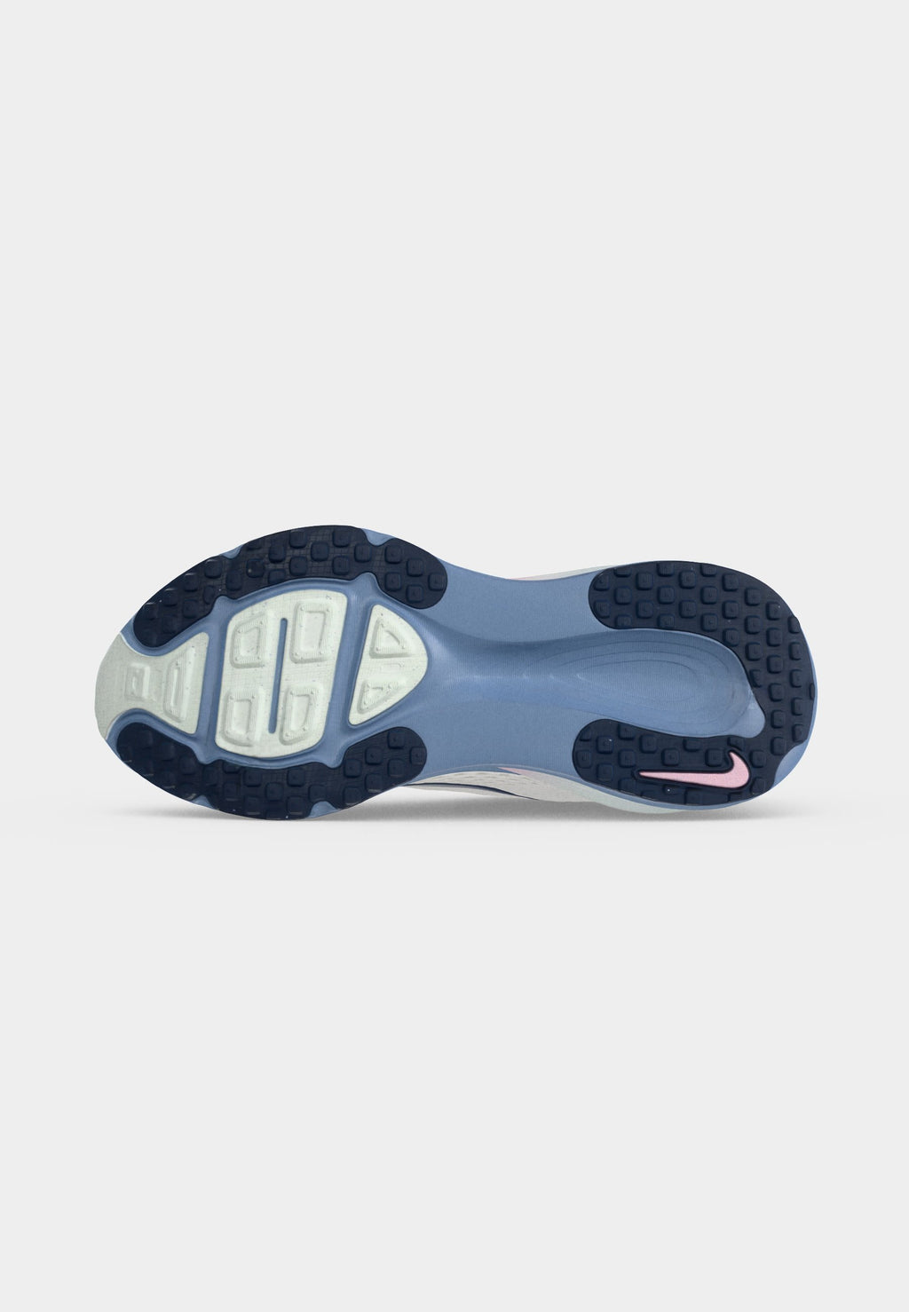 VOMERO 18 - Road running shoes - white/midnight navy/work blue/barely green/pink foam