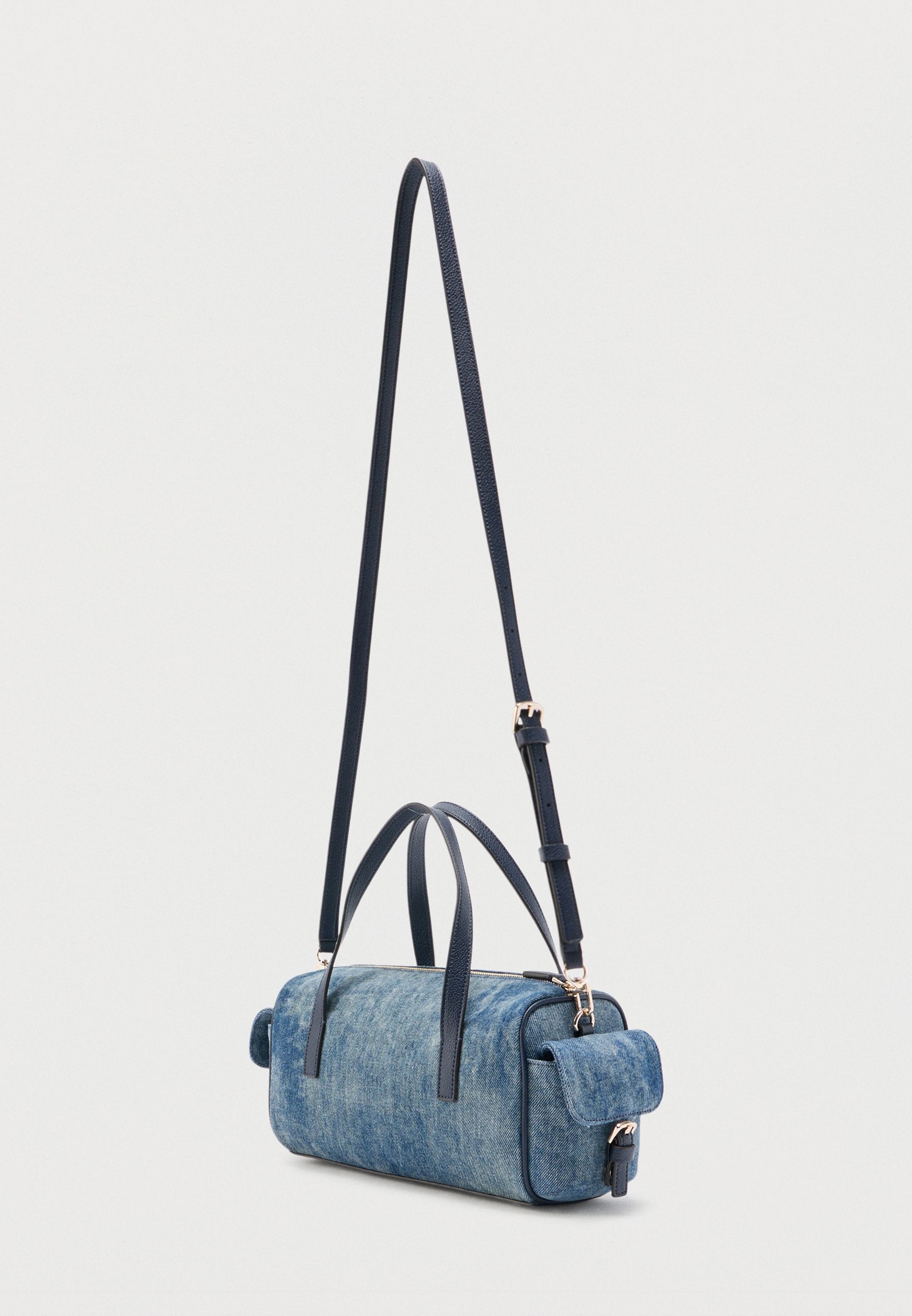KASSIE SMALL BOX - Handbag - blue denim