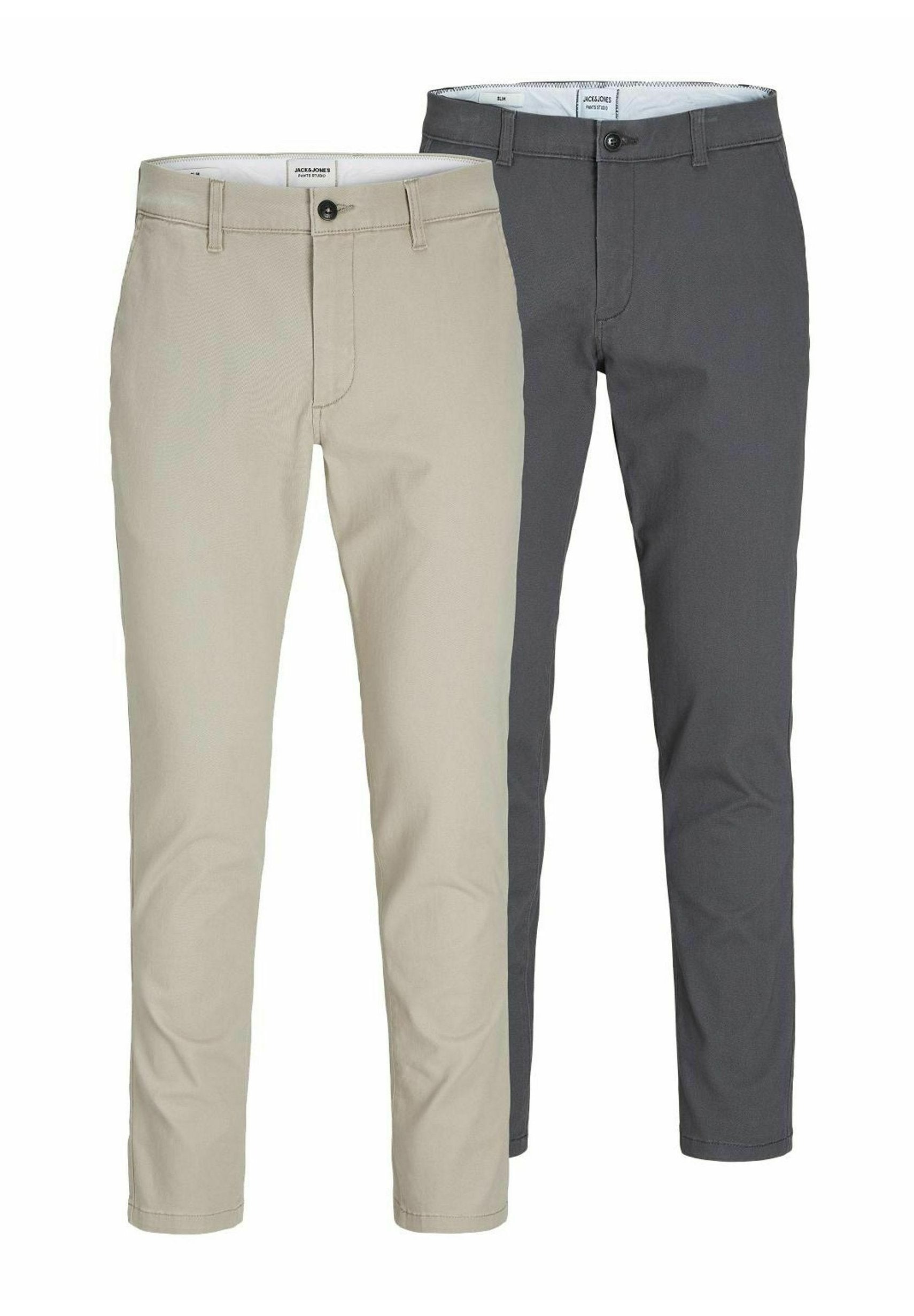 JJIMARCO JJDAVE 2 PACK - Chinos - Beige