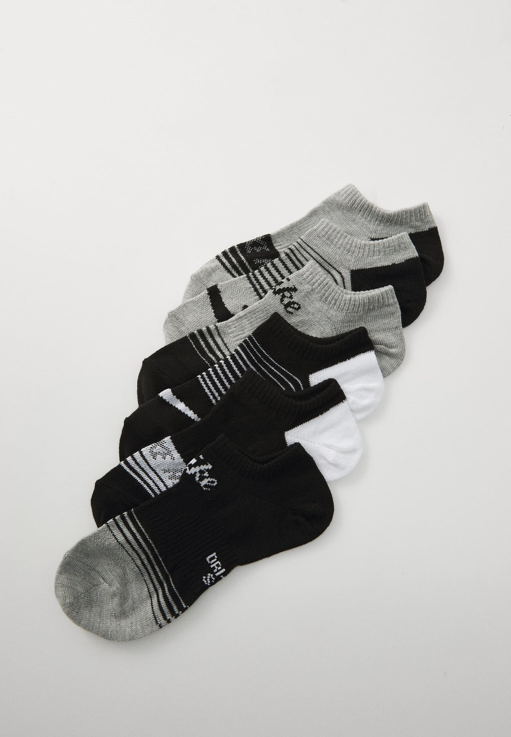 6 PACK - Sports socks - mottled grey/black/white