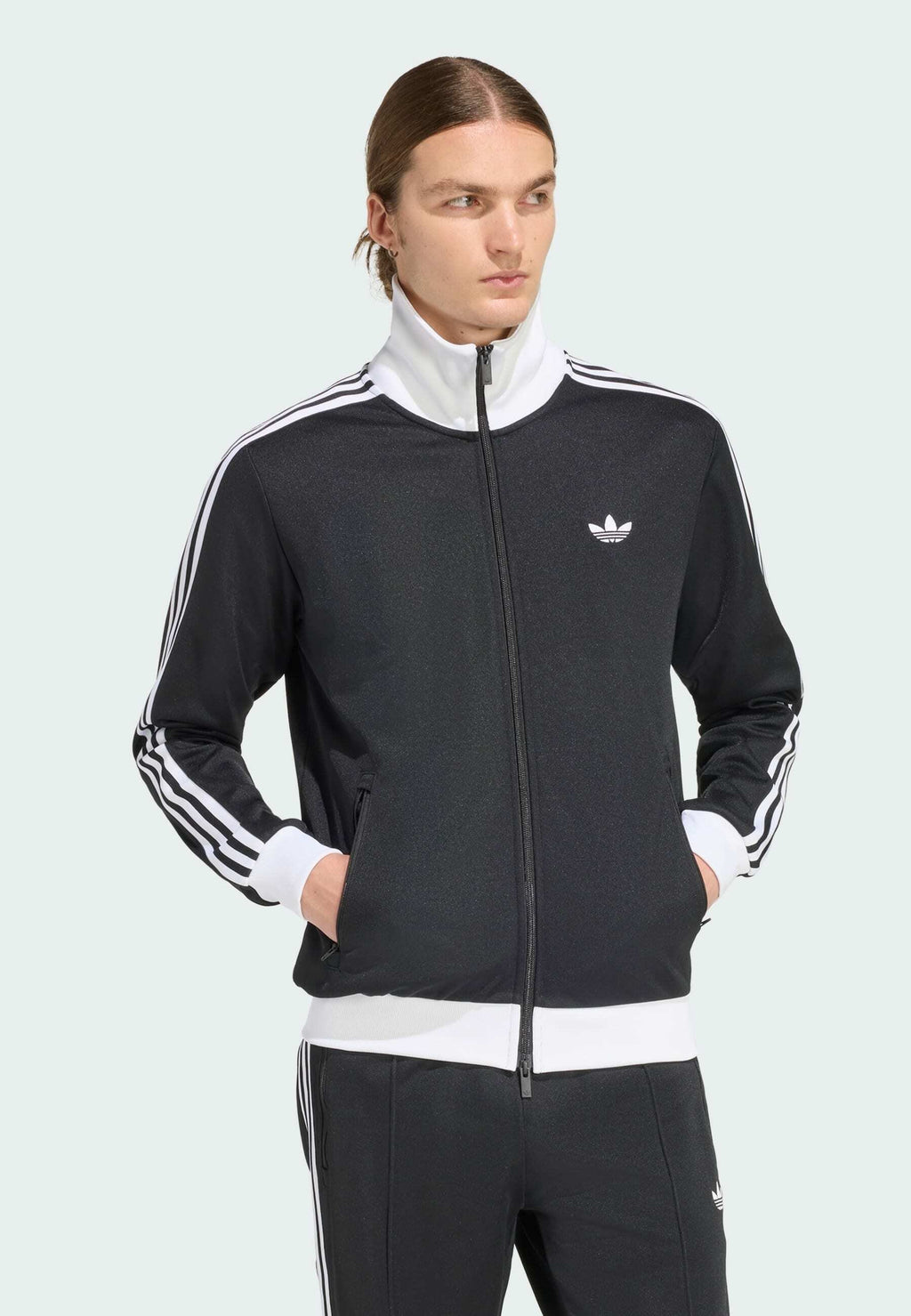 BECKENBAUER TT - Zip-up sweatshirt - black