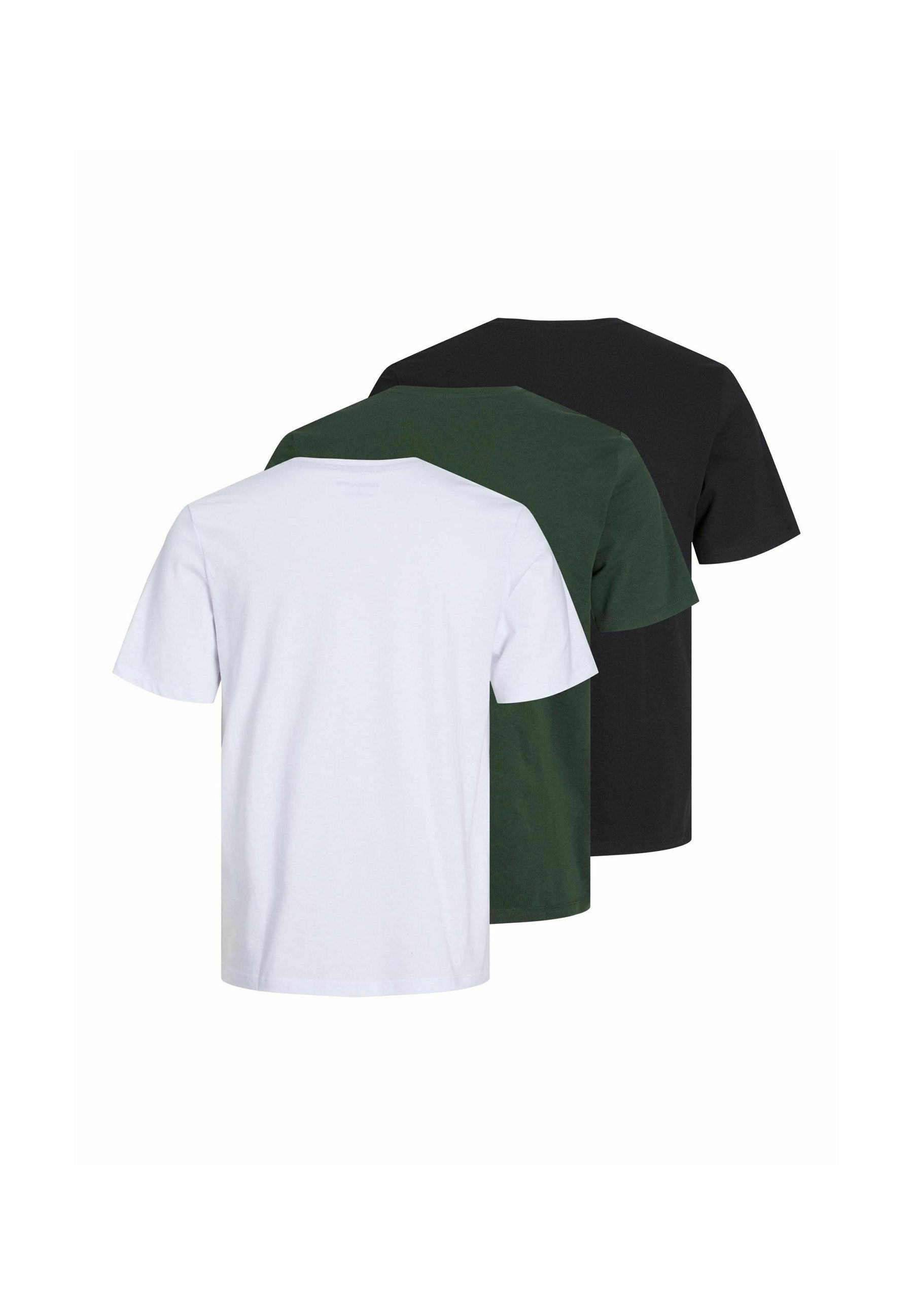 3-pack Printed - Print T-shirt - black