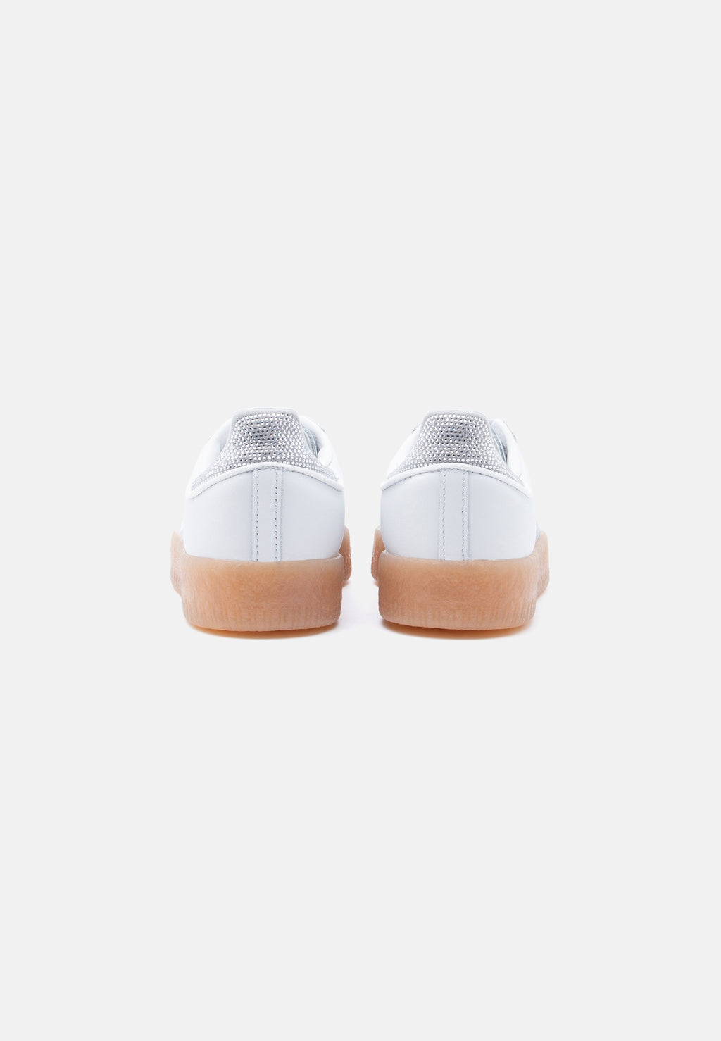 SAMBAE - Trainers - crystal white/silver-coloured metallic