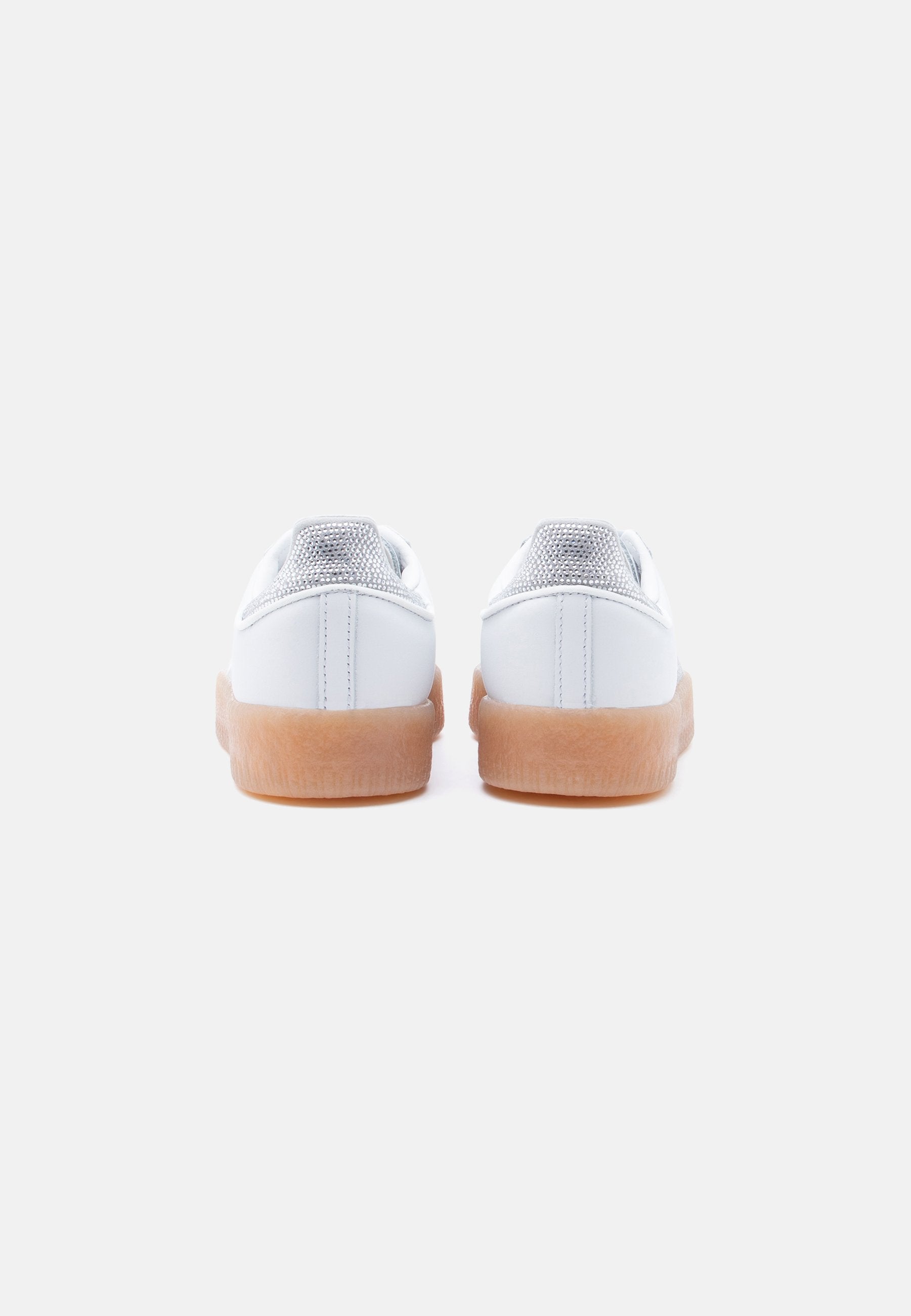 SAMBAE - Trainers - crystal white/silver-coloured metallic
