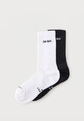 UNISEX 2 PACK - Sports socks - white/black